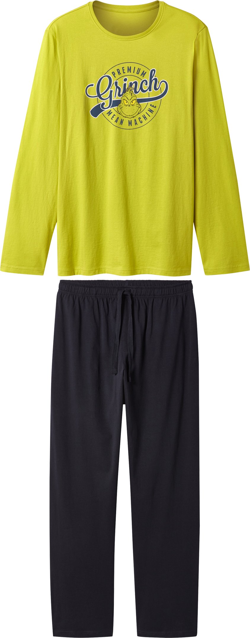 Herren Pyjama (Grün, S (44/46))