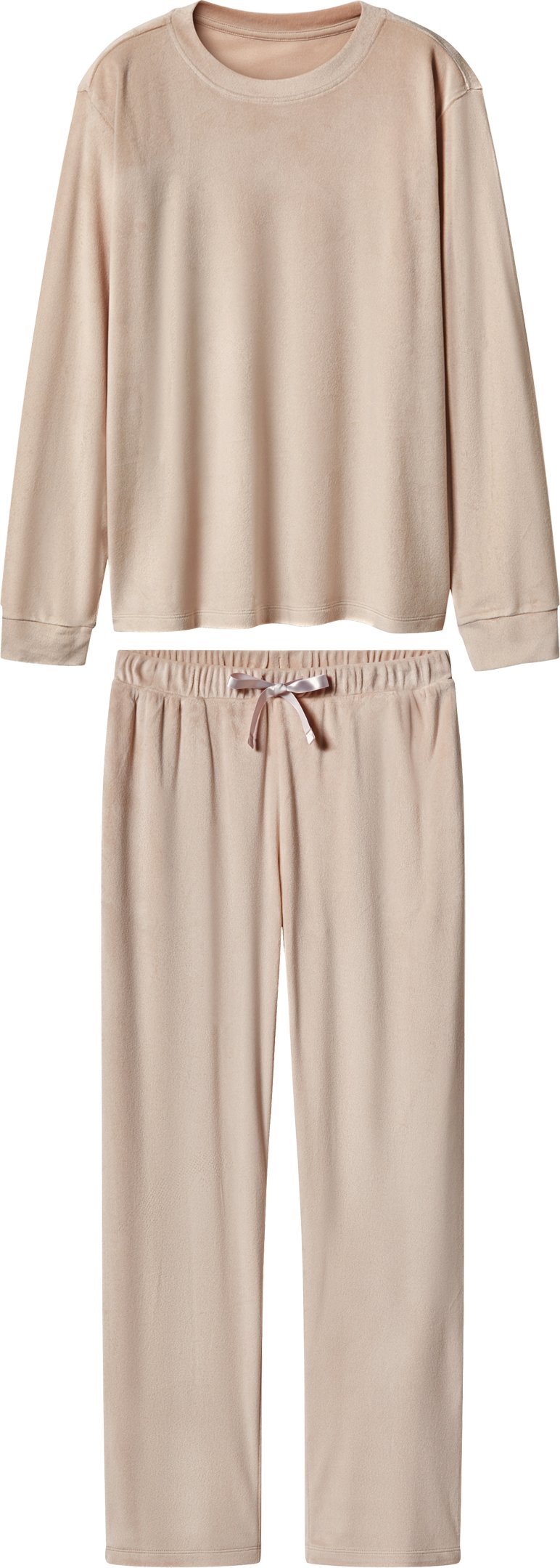 esmara® Damen Nicki-Pyjama (Beige, XS(32/34))