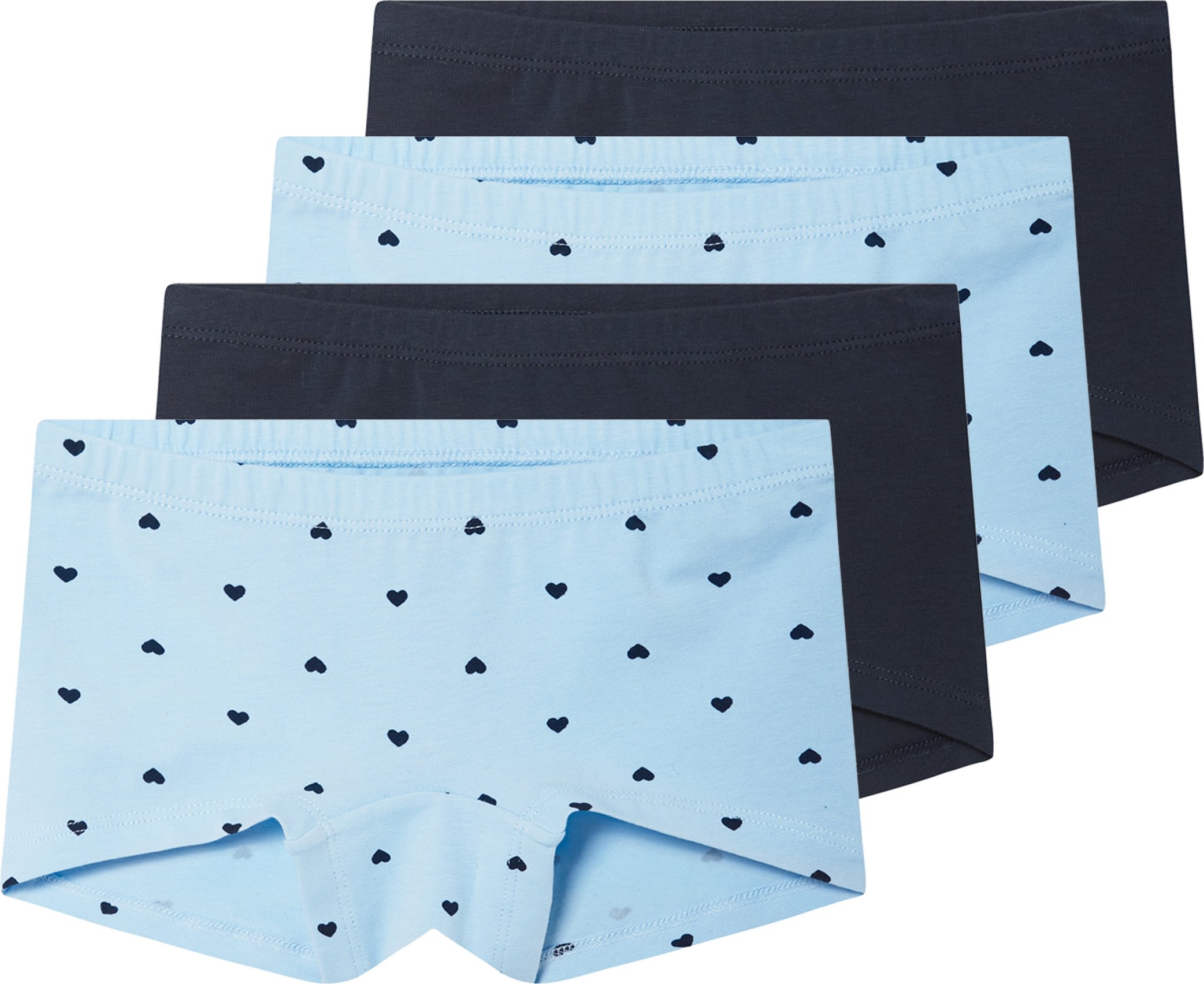 Thumbnail - lupilu® Kleinkinder Pantys, 4 Stück, mit Bio-Baumwolle (navy/blau, 98/104)