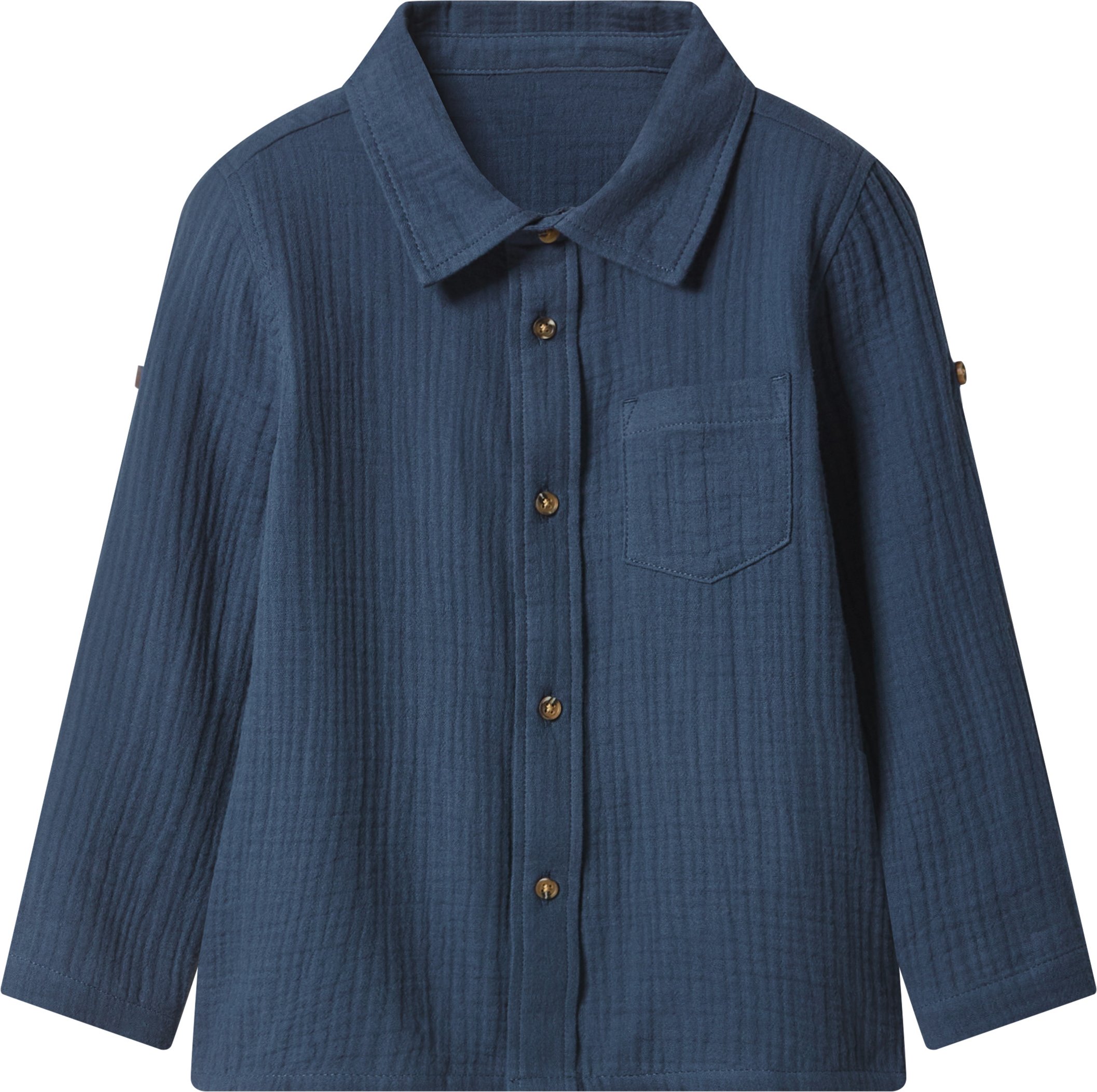 lupilu® Kleinkinder Jungen Hemd (Dunkelblau, 110/116)