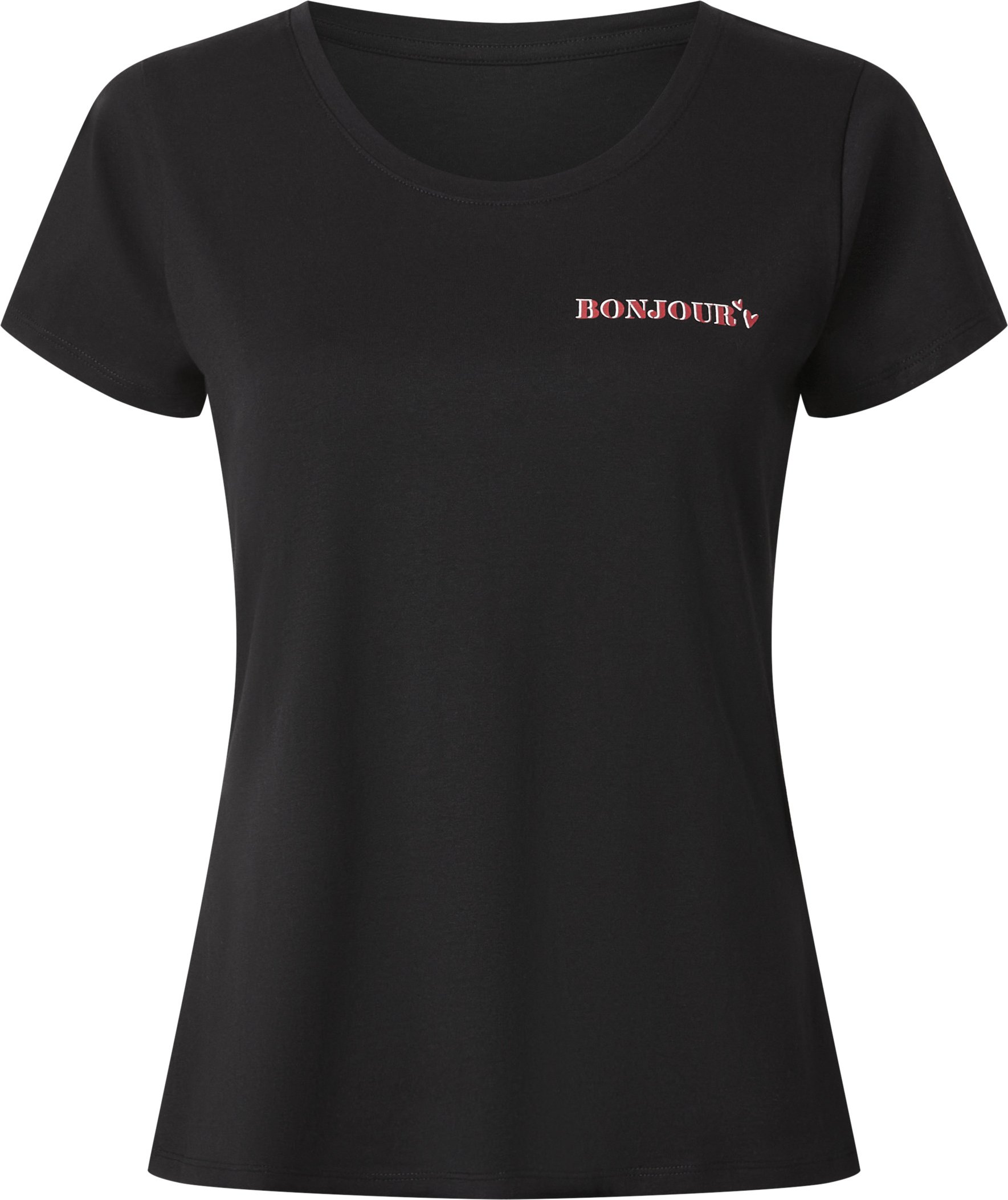 esmara® Damen T-Shirt (Schwarz, S(36/38))