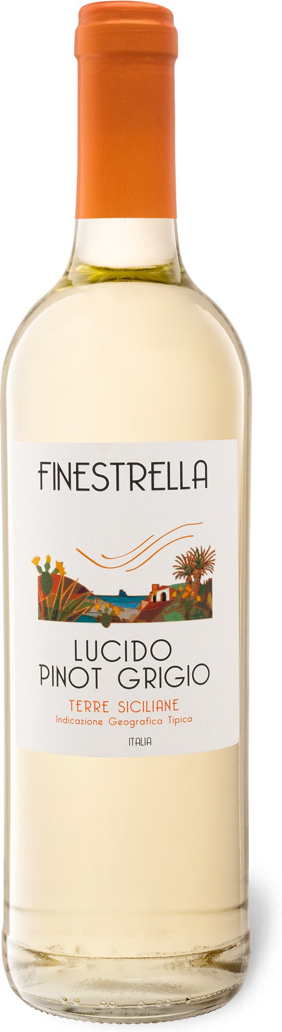Finestrella Lucido Pinot Grigio Terre Siciliane IGT trocken, Weißwein 2024