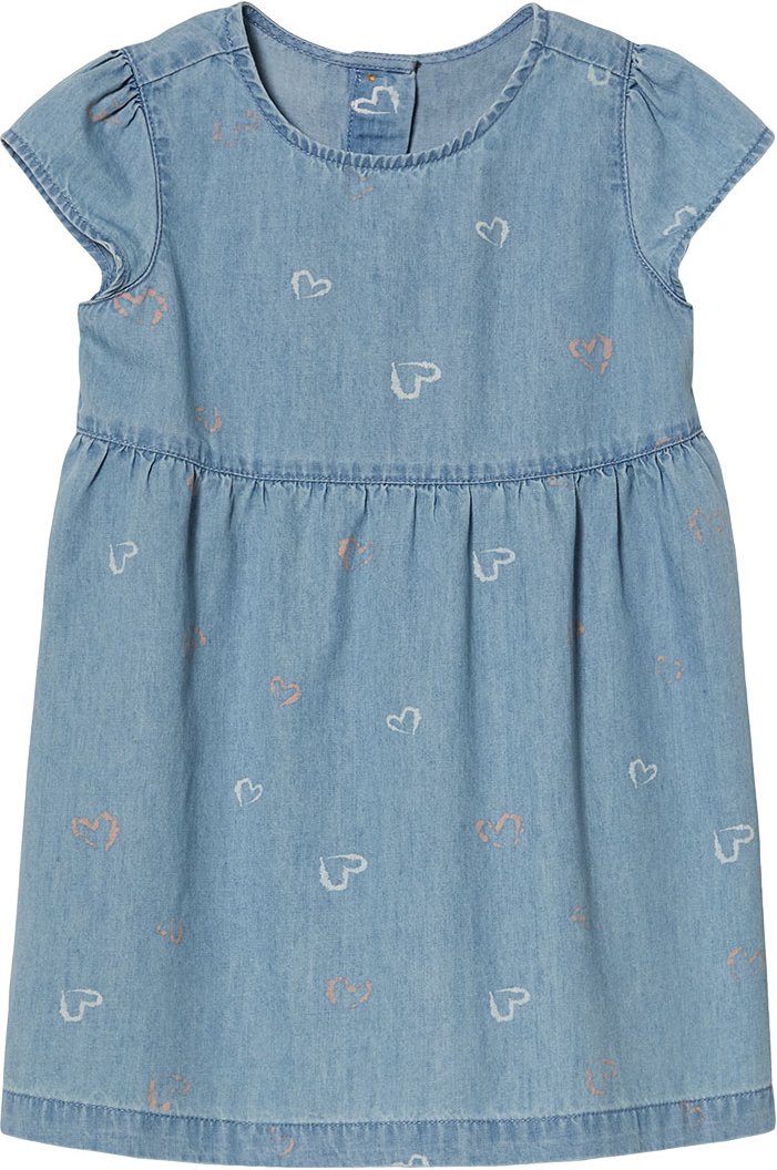 lupilu® Kleinkind Mädchen Kleid Denim (hellblau, 122)