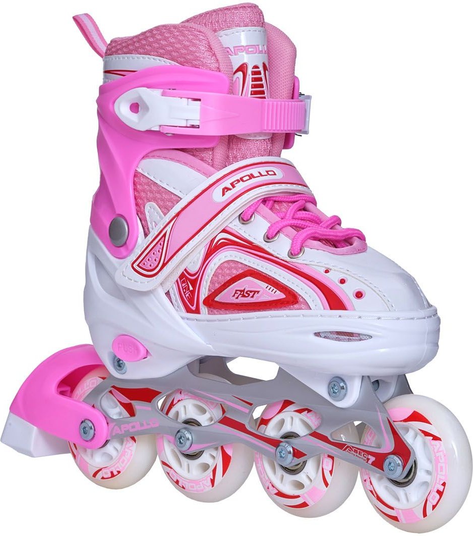 Thumbnail - Apollo Inliner Super Blades (Weiß/Pink, L (39-42))