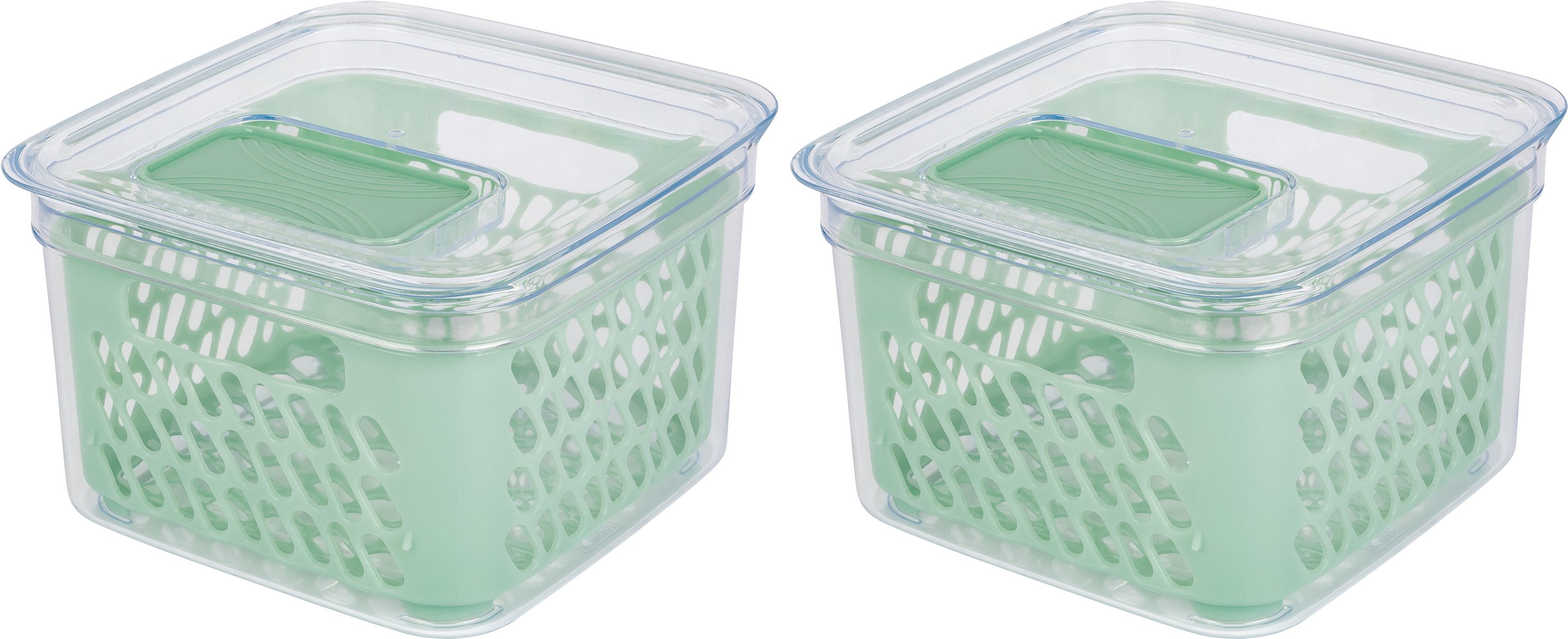 ERNESTO® Kühlschrankaufbewahrung Frischebox (klein 2er)""