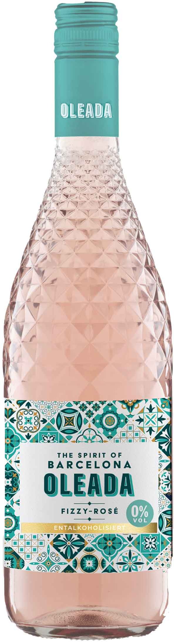 Oleada Spirit of Barcelona Fizzy-Rosé alkoholfrei, schäumend