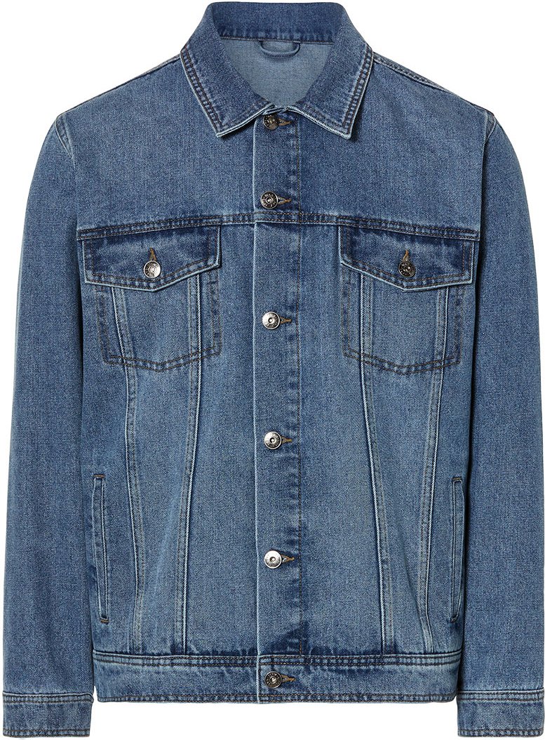 LIVERGY® Herren Jeansjacke (Hellblau, L (52/54))