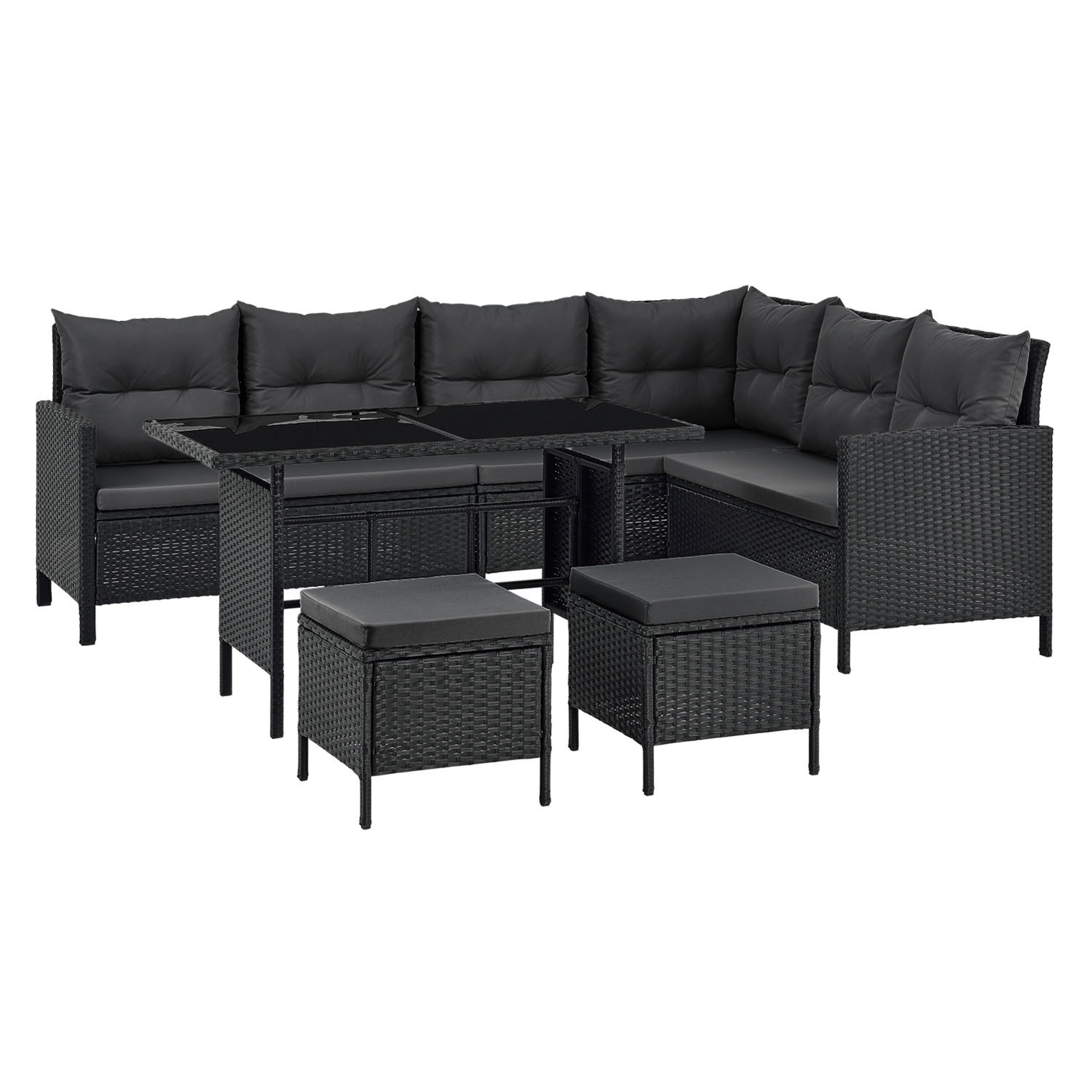 Juskys Gartenlounge Manacor (Dunkelgrau)""