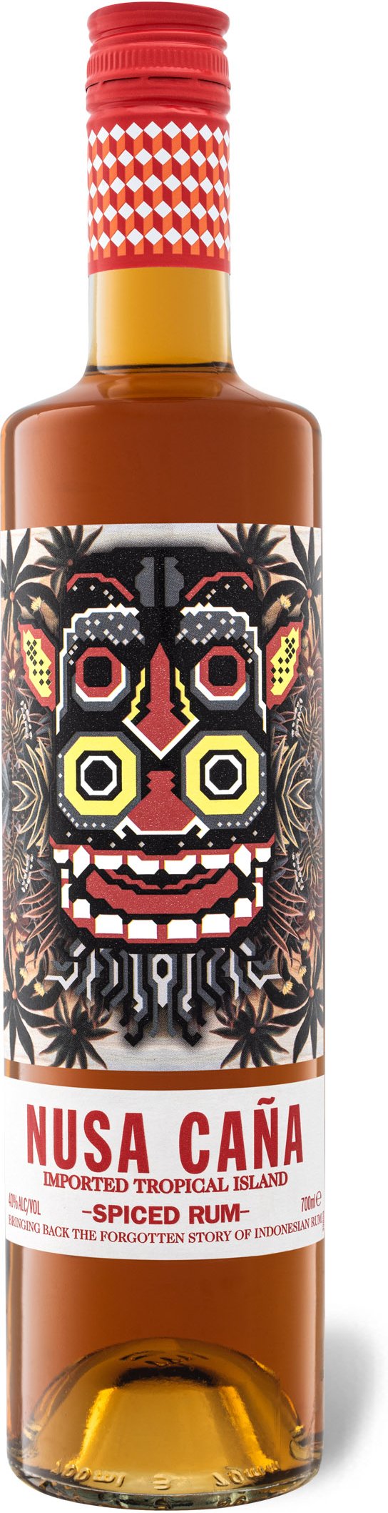 Nusa Caña Imported Tropical Island Spiced Rum 40% Vol