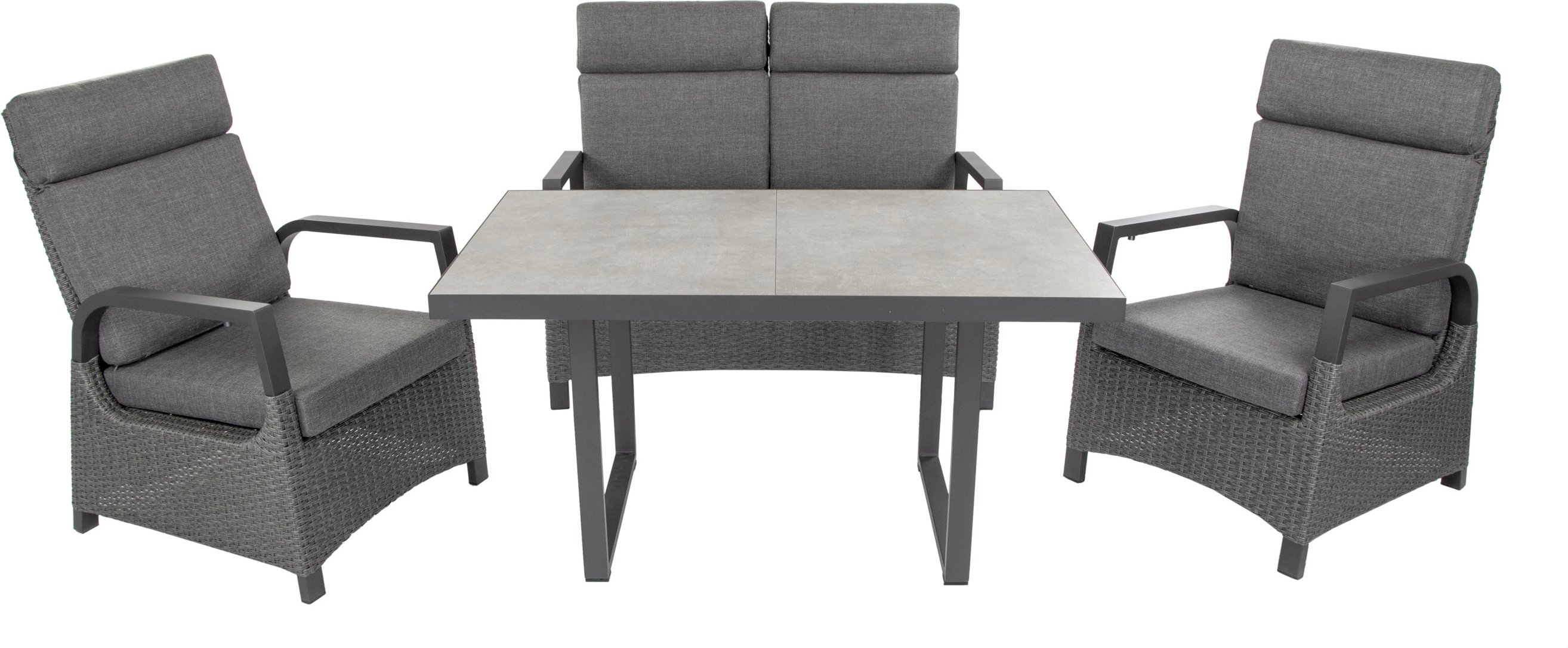 bellavista - Home & Garden® Lounge »Orlando«, 4-teilig, inkl. Sitzauflagen