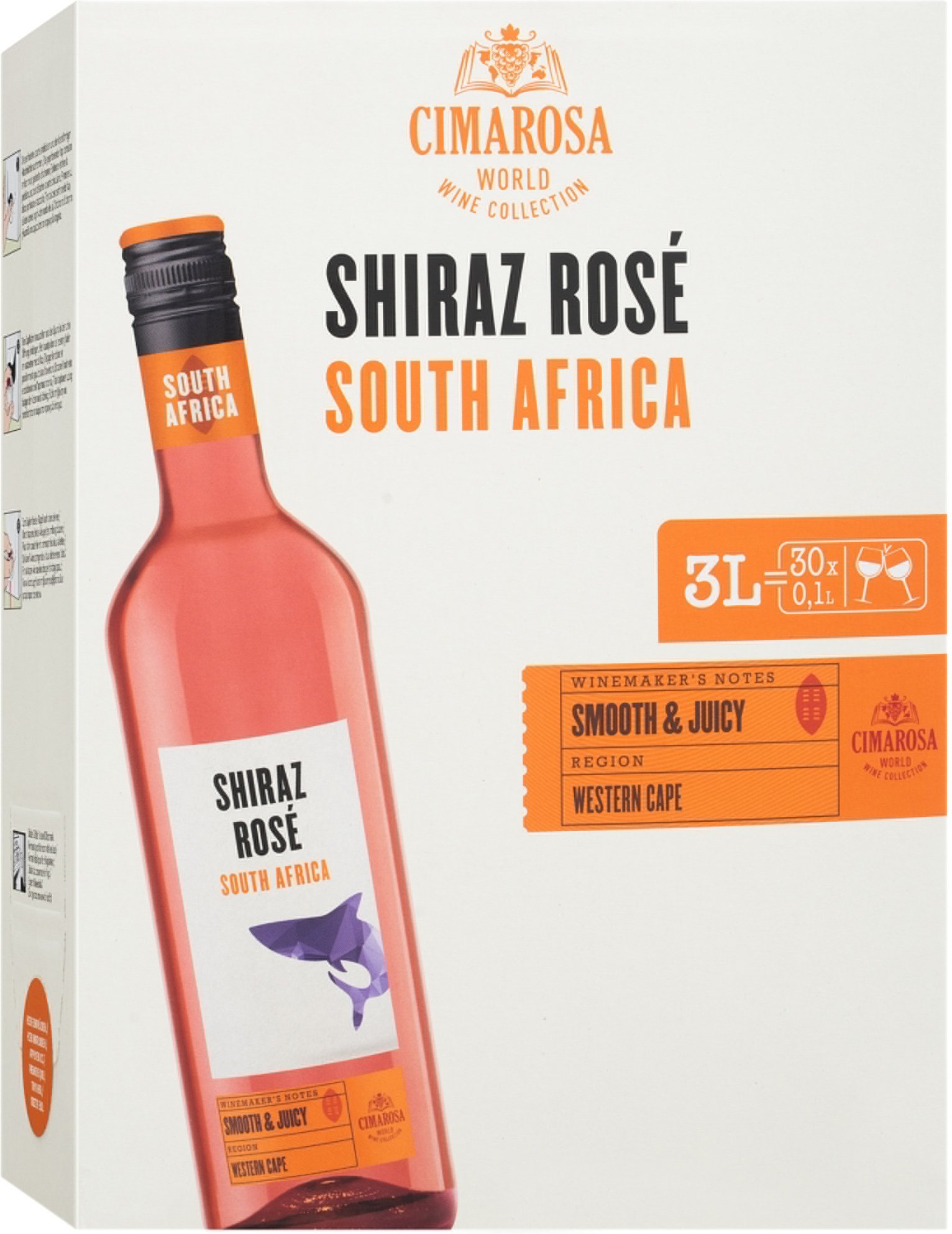 CIMAROSA Shiraz 3-l-Bag-in-Box trocken, Roséwein 2025