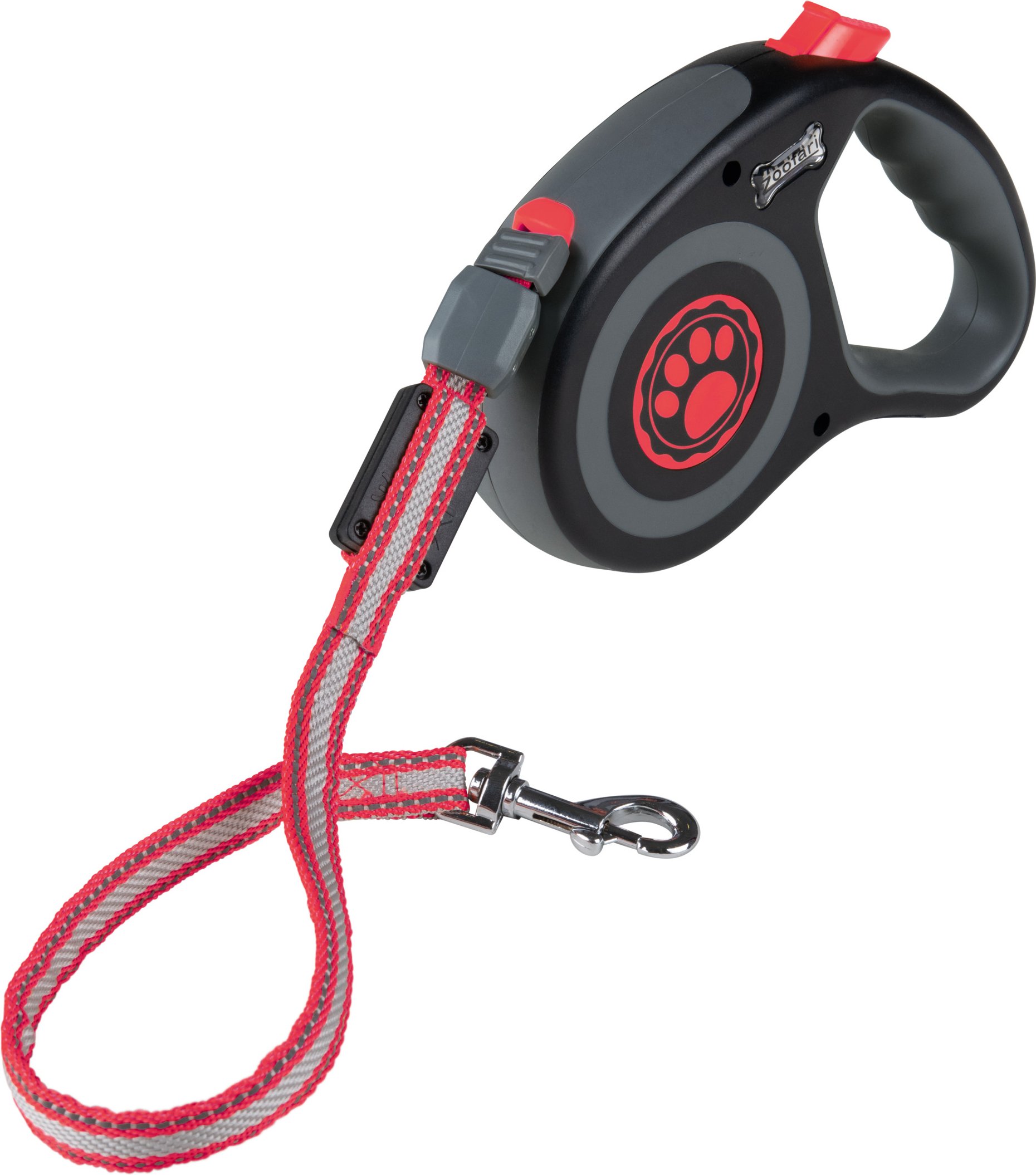 zoofari® Hundeleine mit Rückzugsmechanismus (pink, klein)""