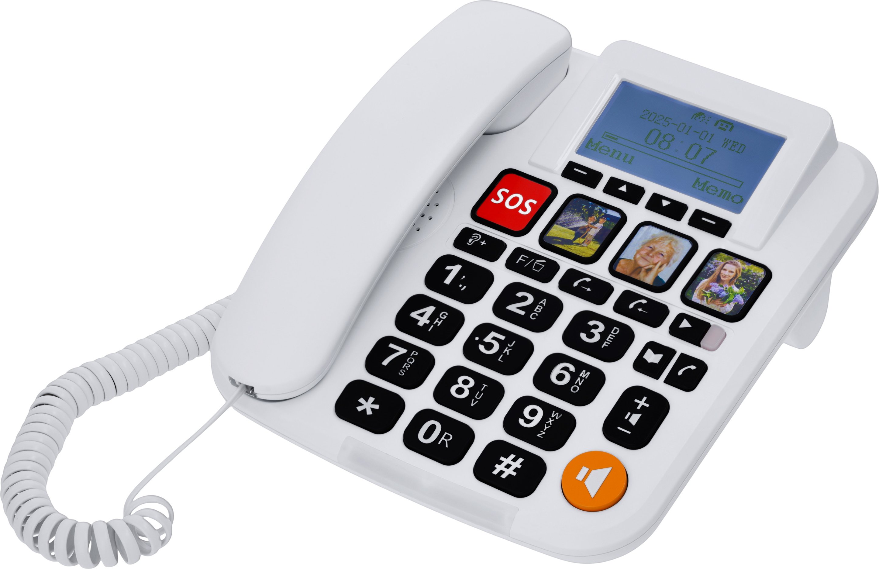 Festnetztelefon Senioren für Blinde- und Sehbehinderte