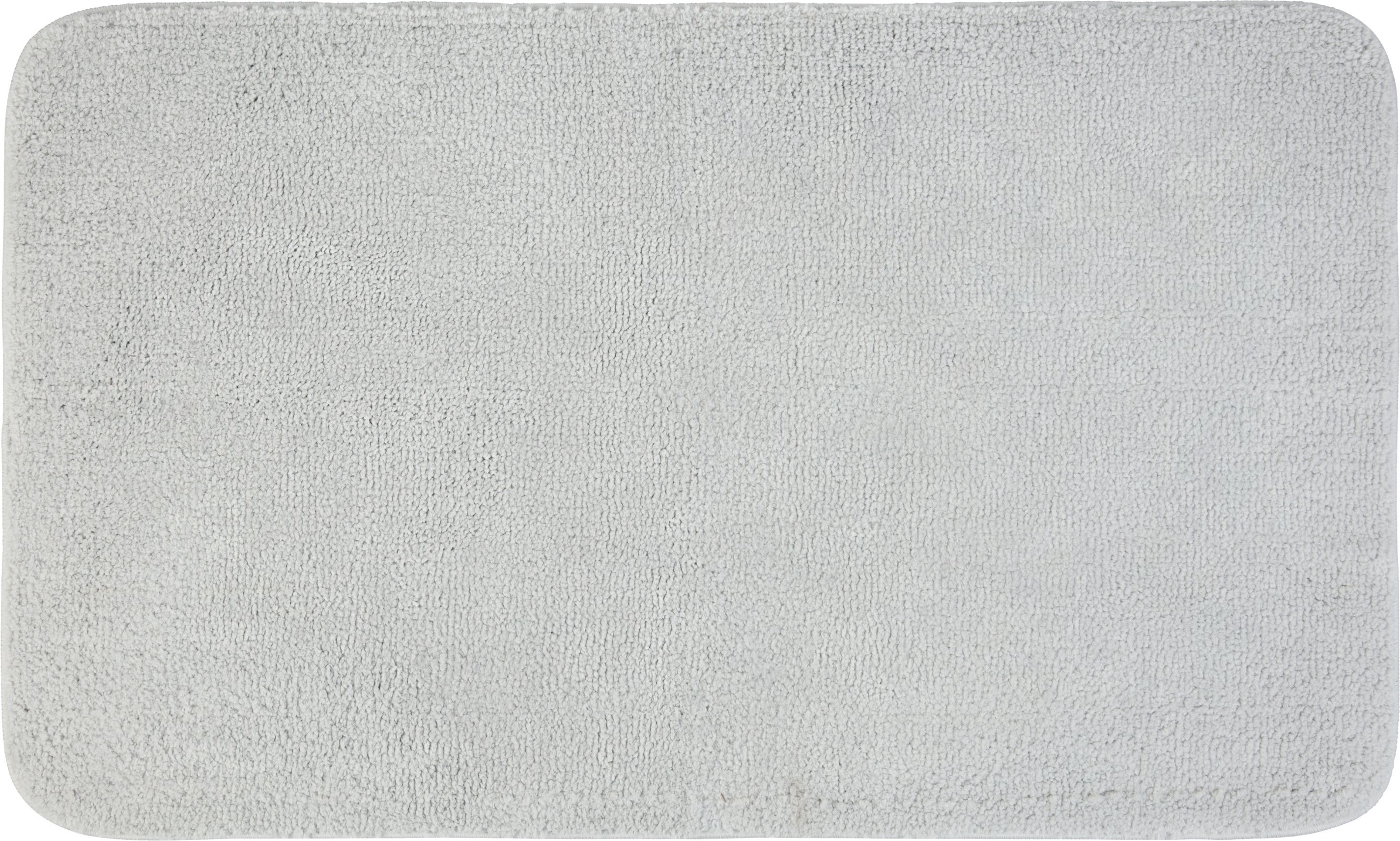 LIVARNO home Badezimmergarnitur 2tlg. (Teppich/ mit WC-Ausschnitt, Grau)""