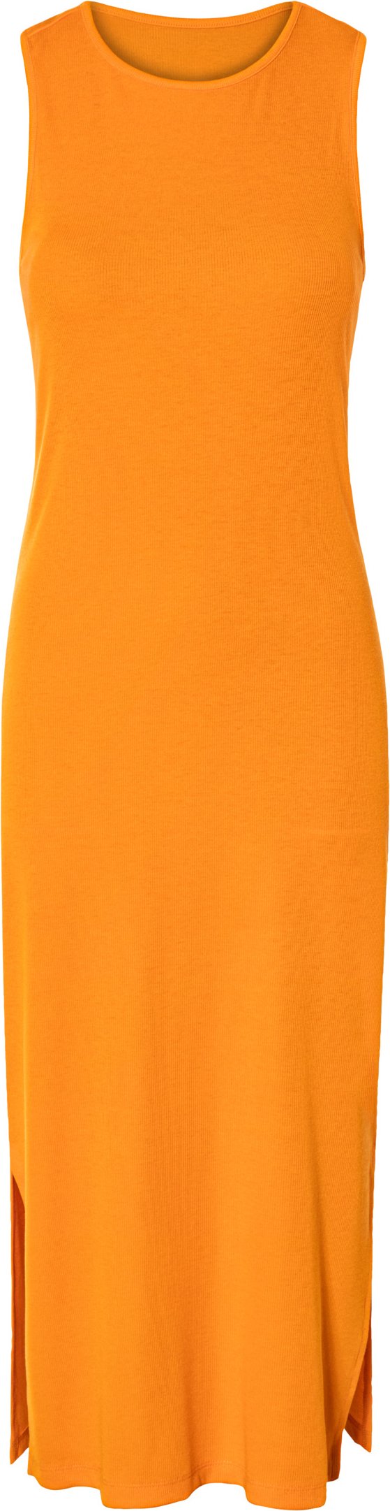 Thumbnail - esmara® Damen Kleid Rippe Midi (XS (32/34), orange)