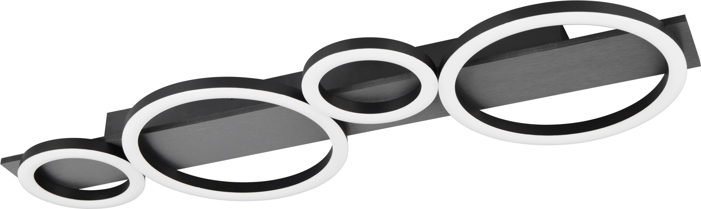 Reality Leuchten Deckenleuchte Lumos (aluminiumfarbig, 5,8 cm)