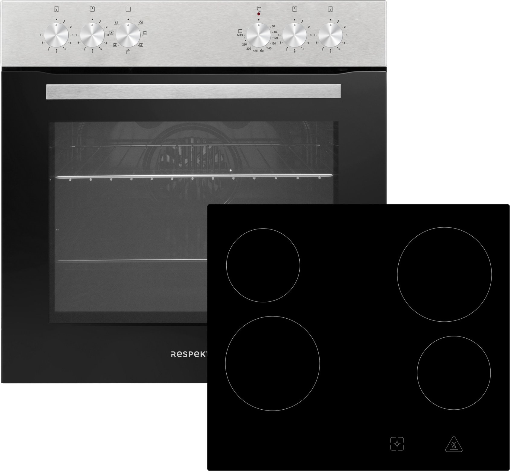 Respekta Einbauherdset »HS2001-26« Jonas