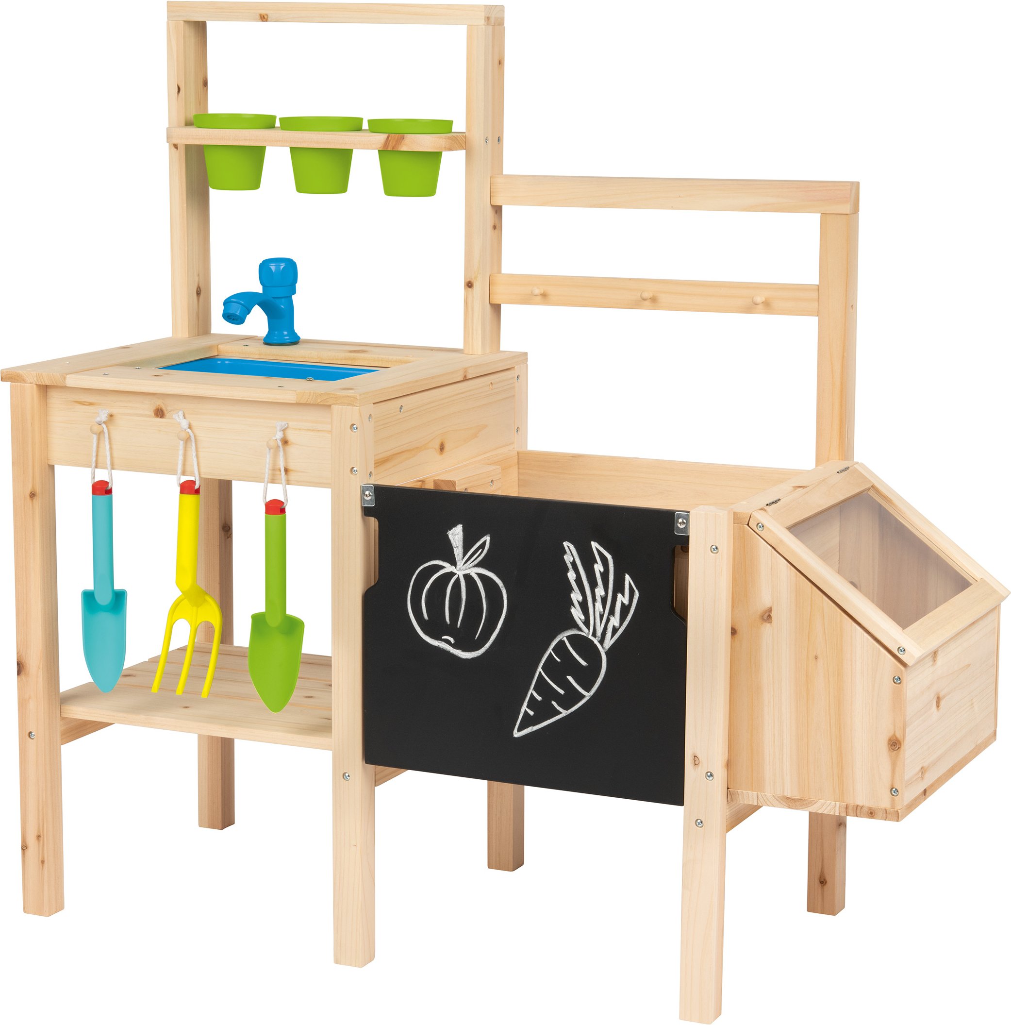 Playtive Gemüseküche, Spielküche mit Zubehör