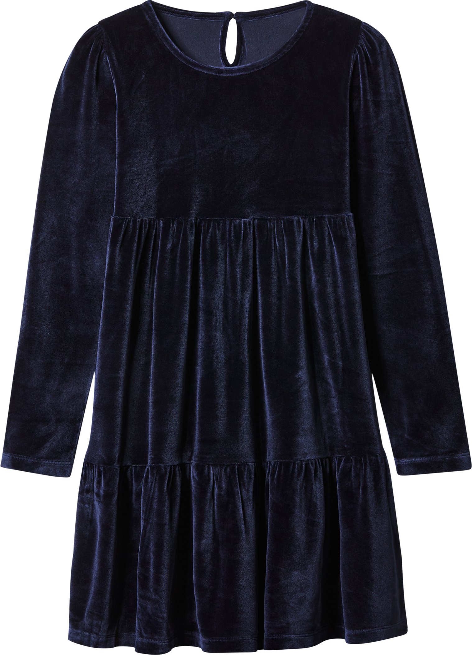 esmara® Kinder Velourskleid (Navy, 158/164)