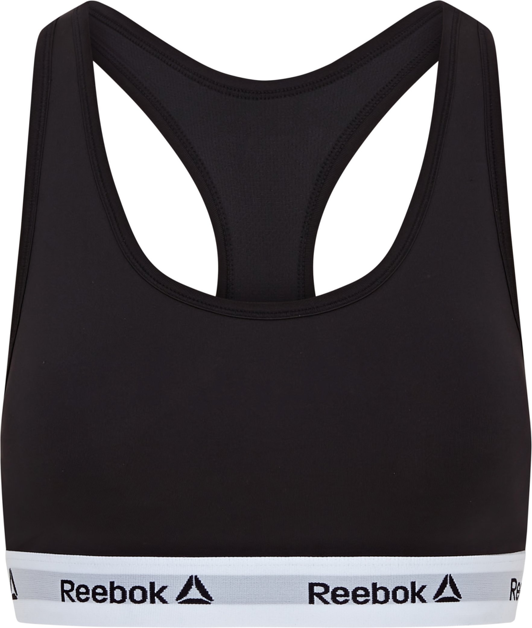 Thumbnail - Reebok Damen Crop Top (Schwarz/weiß, M)