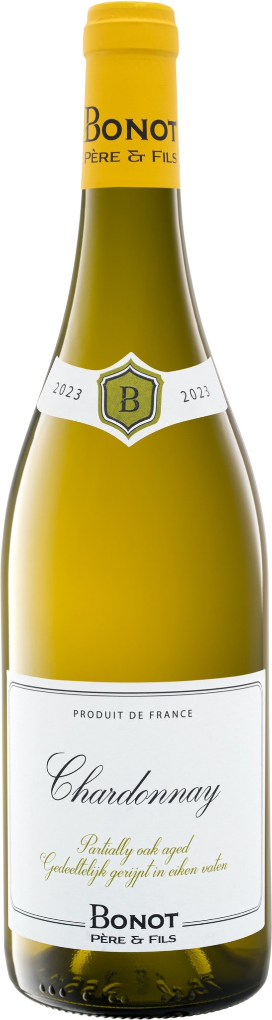 Bonot Pére & Fils Chardonnay Vin de France trocken, Weißwein 2023