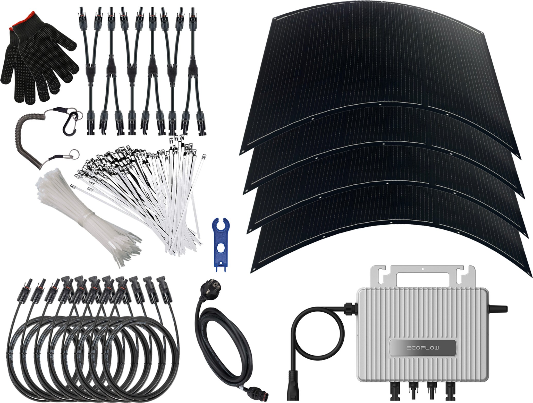 VALE Flexibles Solar System, 800 W / 800 W Balkonkraftwerk""