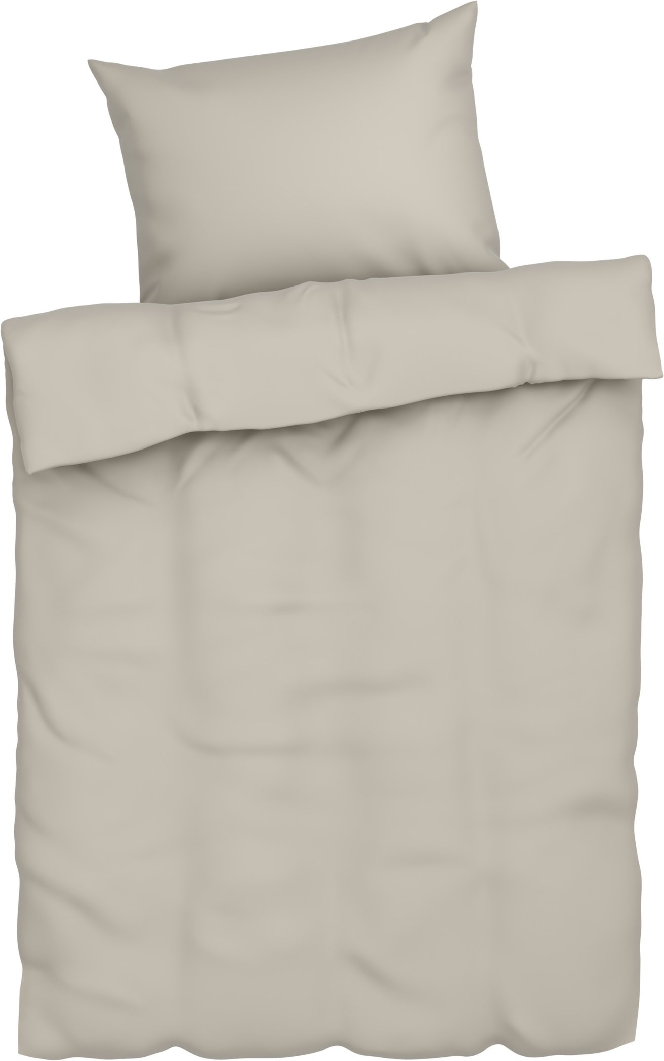 LIVARNO home Musselin-Bettwäsche, 135 x 200 cm (Beige)