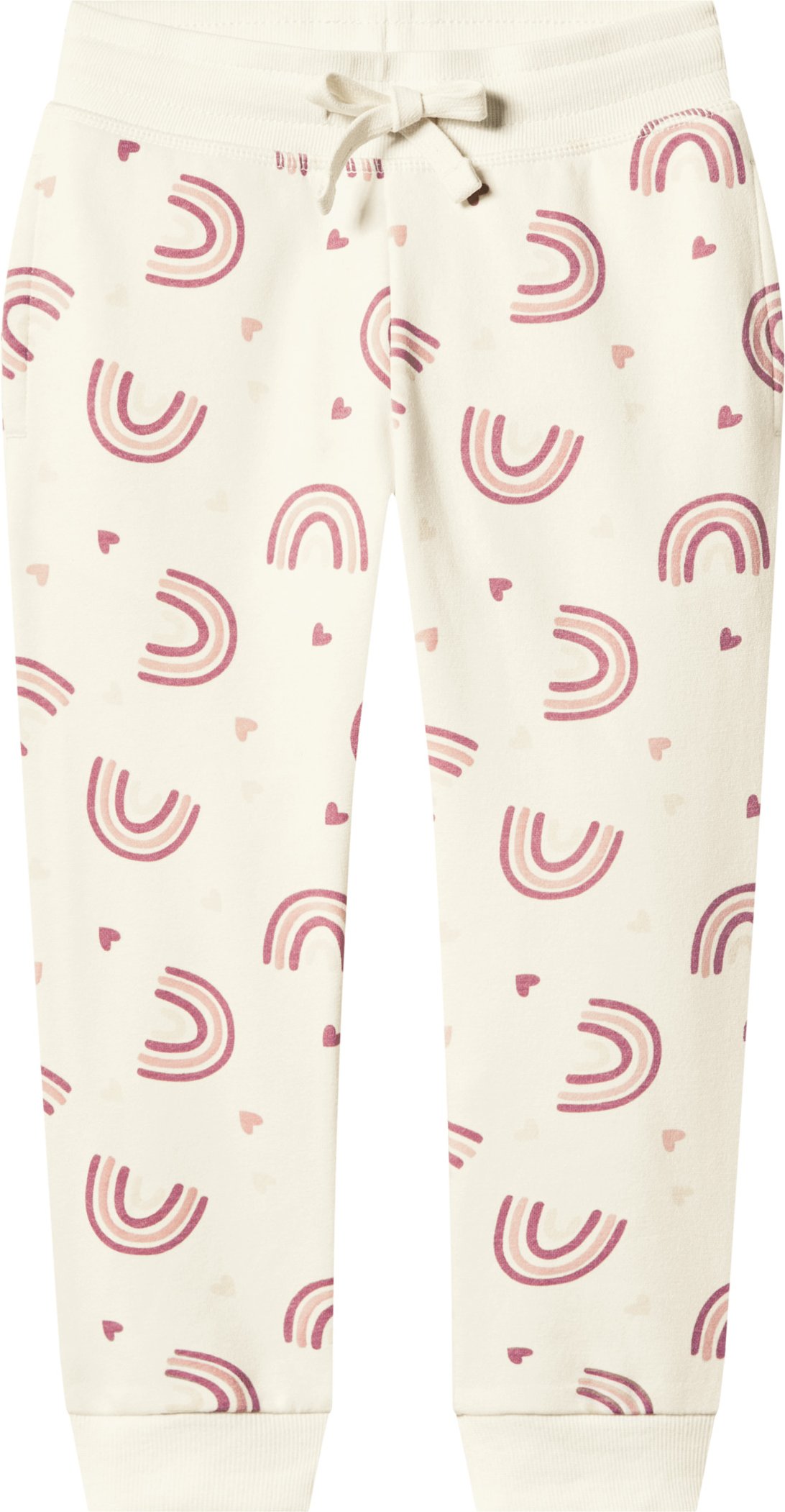 lupilu® Kleinkinder Mädchen Jungen Sweathose (Weiß/Rosa, 110/116)