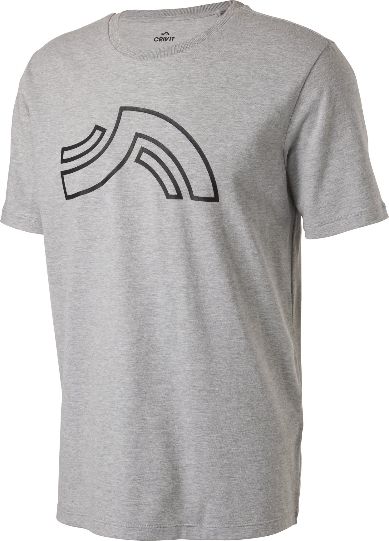CRIVIT Herren Funktionsshirt kurzarm (Grau, S (44/46))
