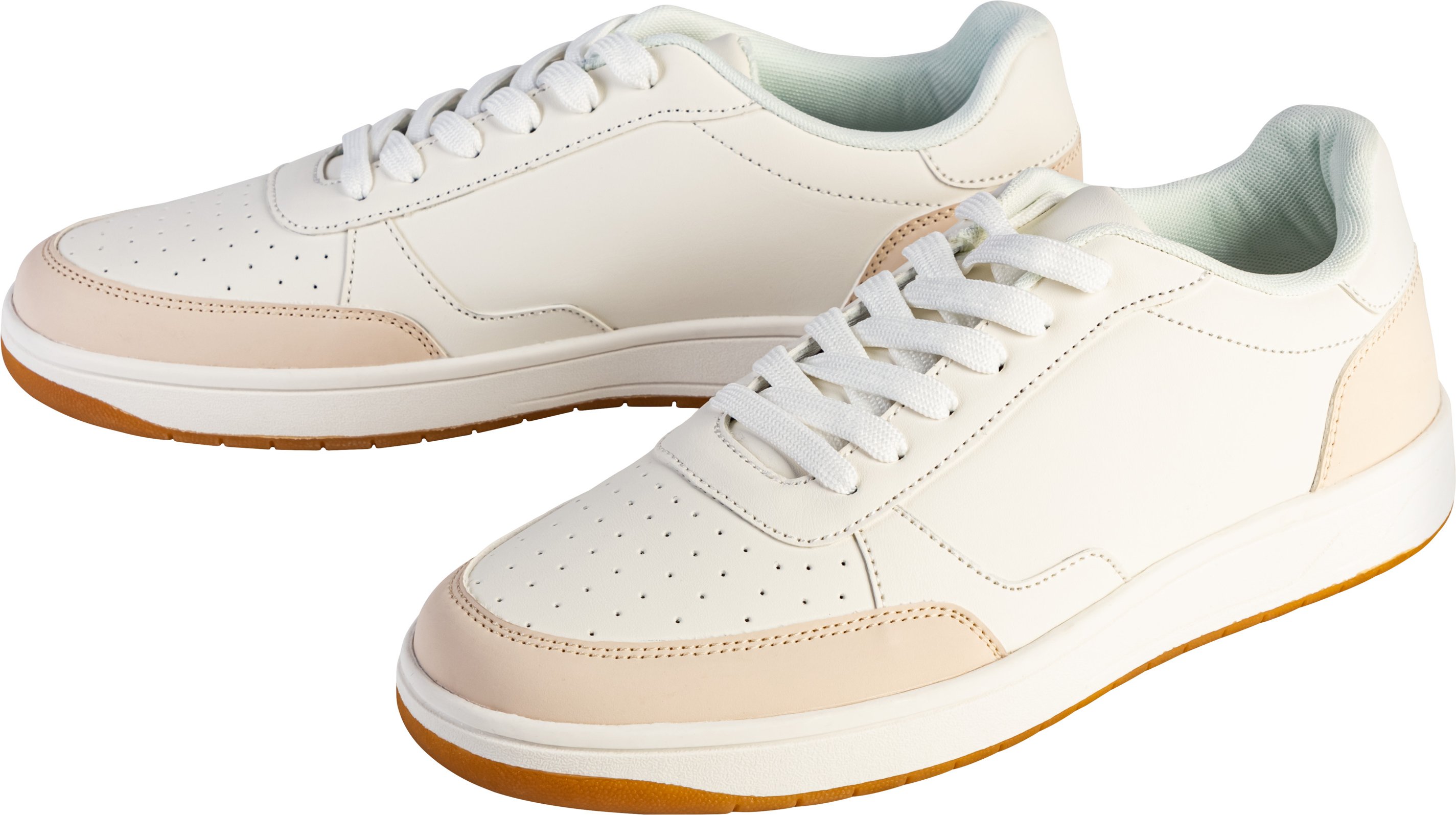 LIVERGY® Herren Sneaker (Weiß, 43)