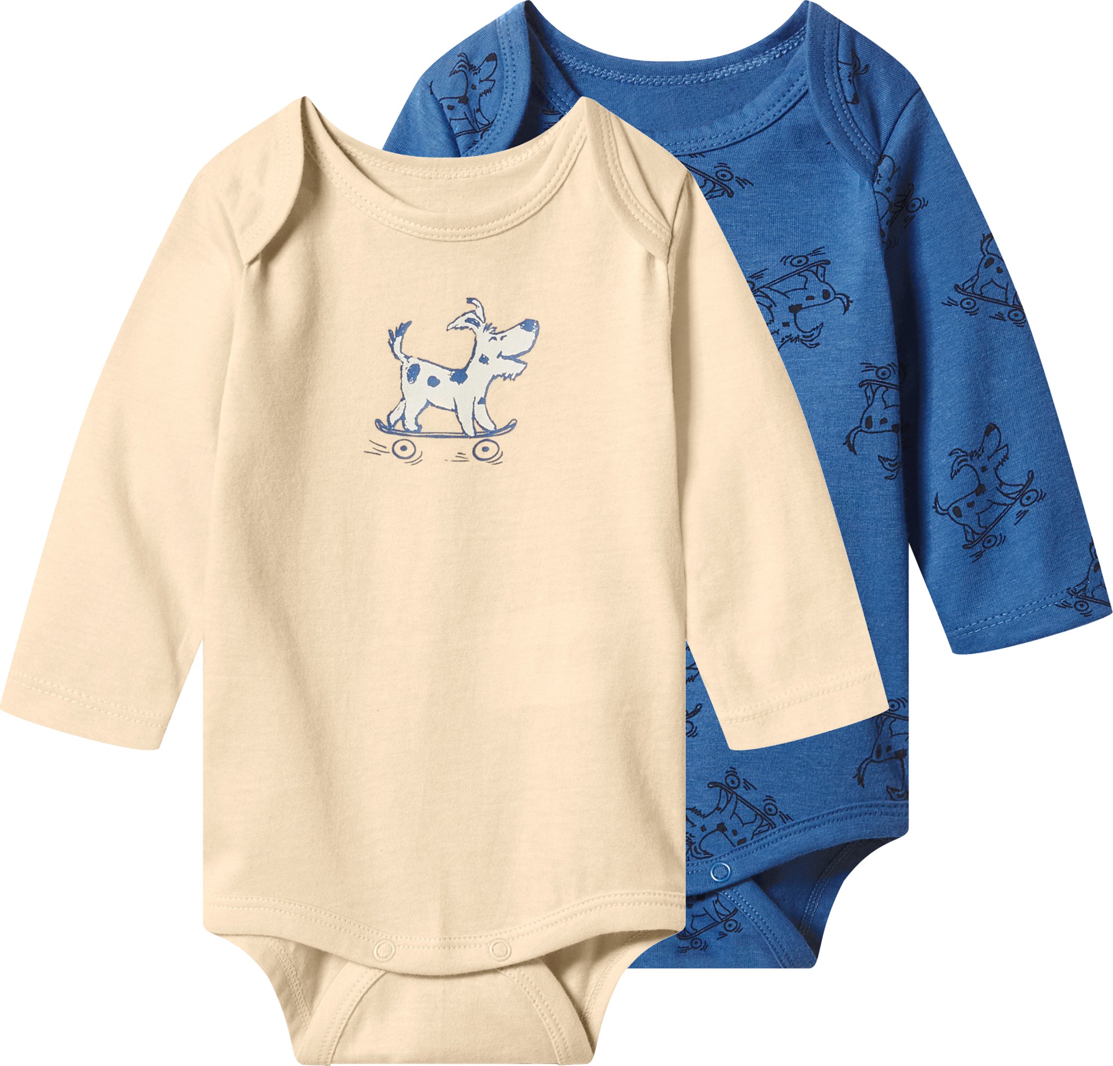 lupilu® Baby Mädchen Jungen Body langarm (Beige, 62/68)