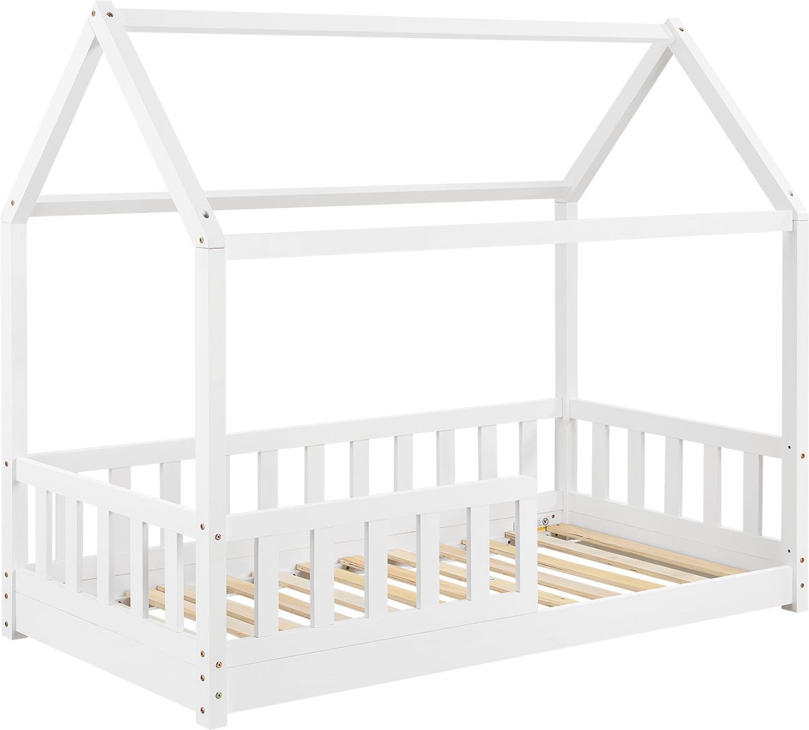 Juskys Kinderbett Marli_STR_OS (Weiß, 160 x 80 cm)