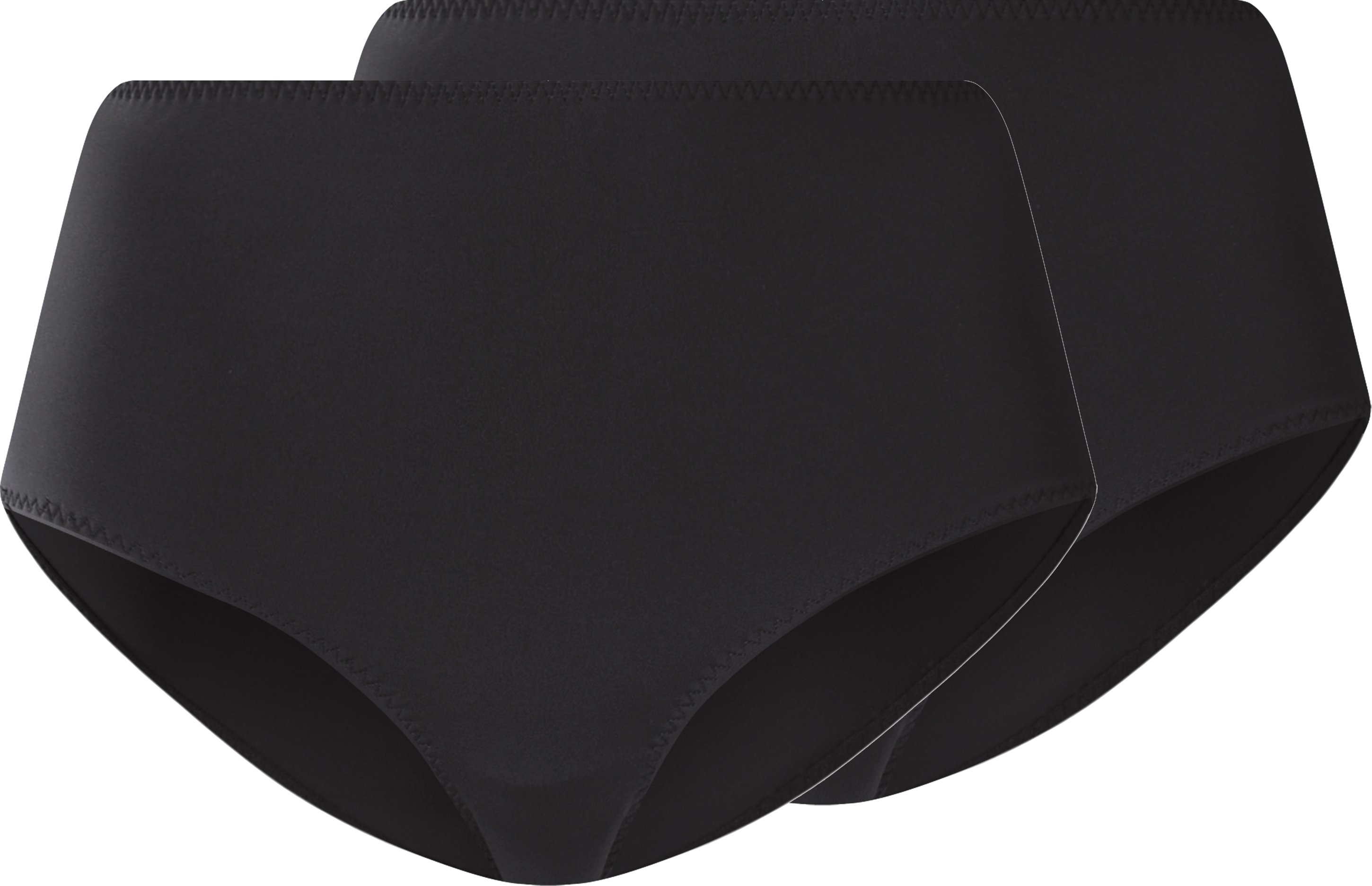 esmara® Damen Miederslip, 2 Stück (Schwarz, XL(48/50))