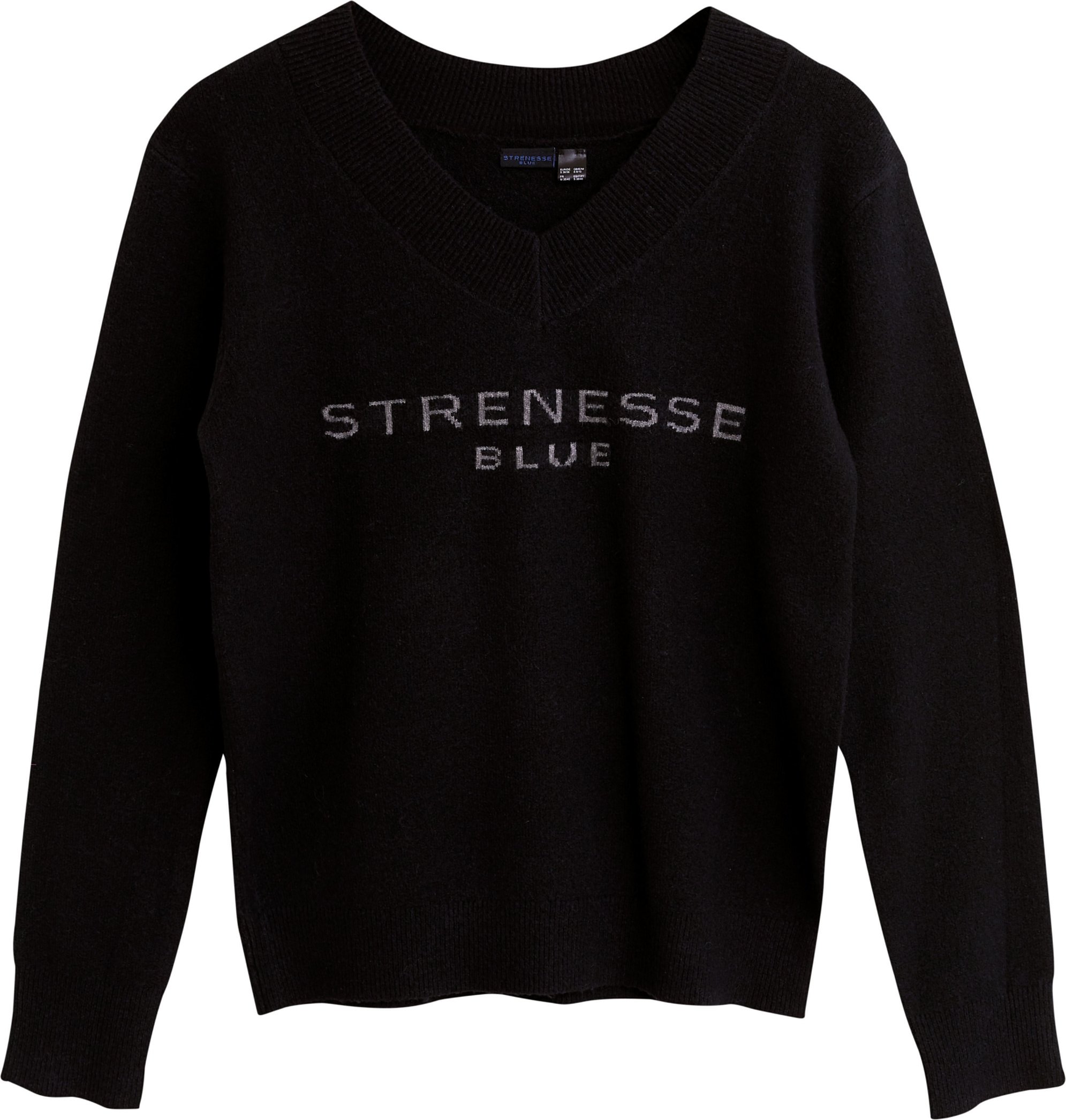 Damen Strickpullover (Schwarz, S)