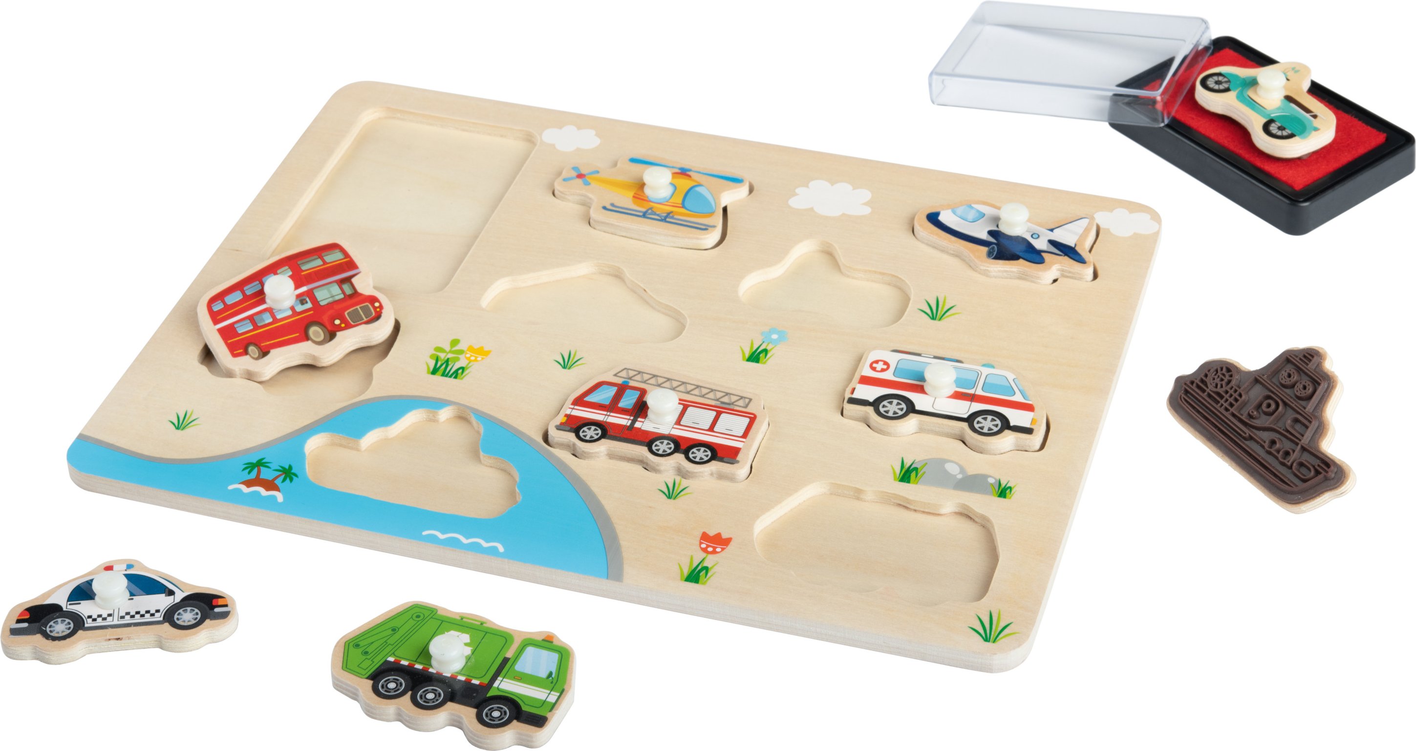 lupilu® Labyrinth-Spiel / Stempelpuzzle / Uhrenpuzzle / Fädelspiel / Magnet-Labyrinth (Stempelpuzzle)