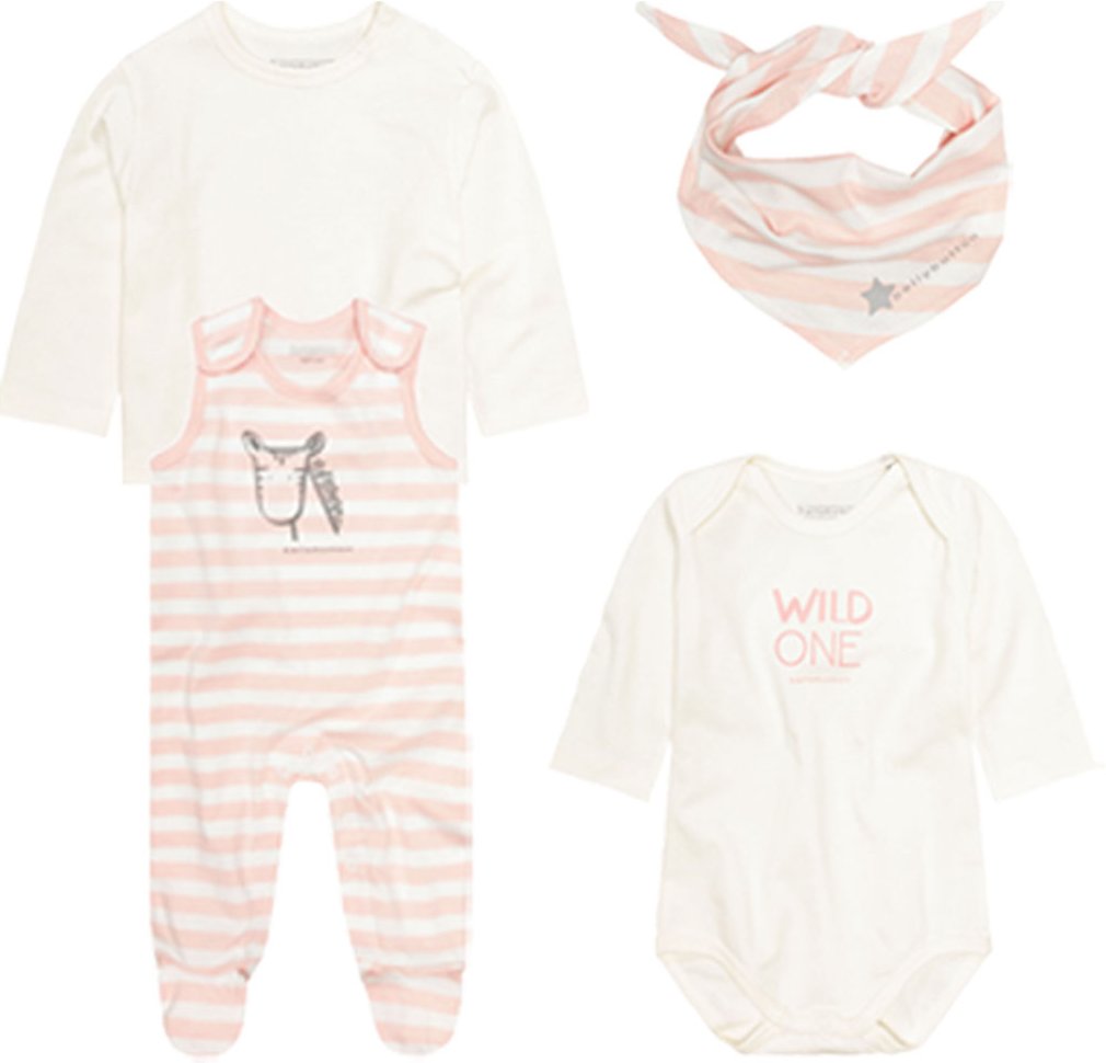 bellybutton Baby New Born Geschenkset (4tlg.) (Rosa, 62)