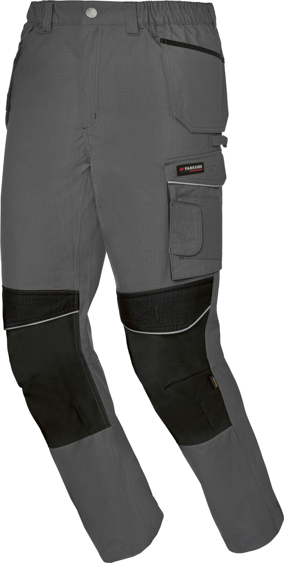PARKSIDE PERFORMANCE® Herren-Arbeitsbundhose Ripstop (Grau, 52)