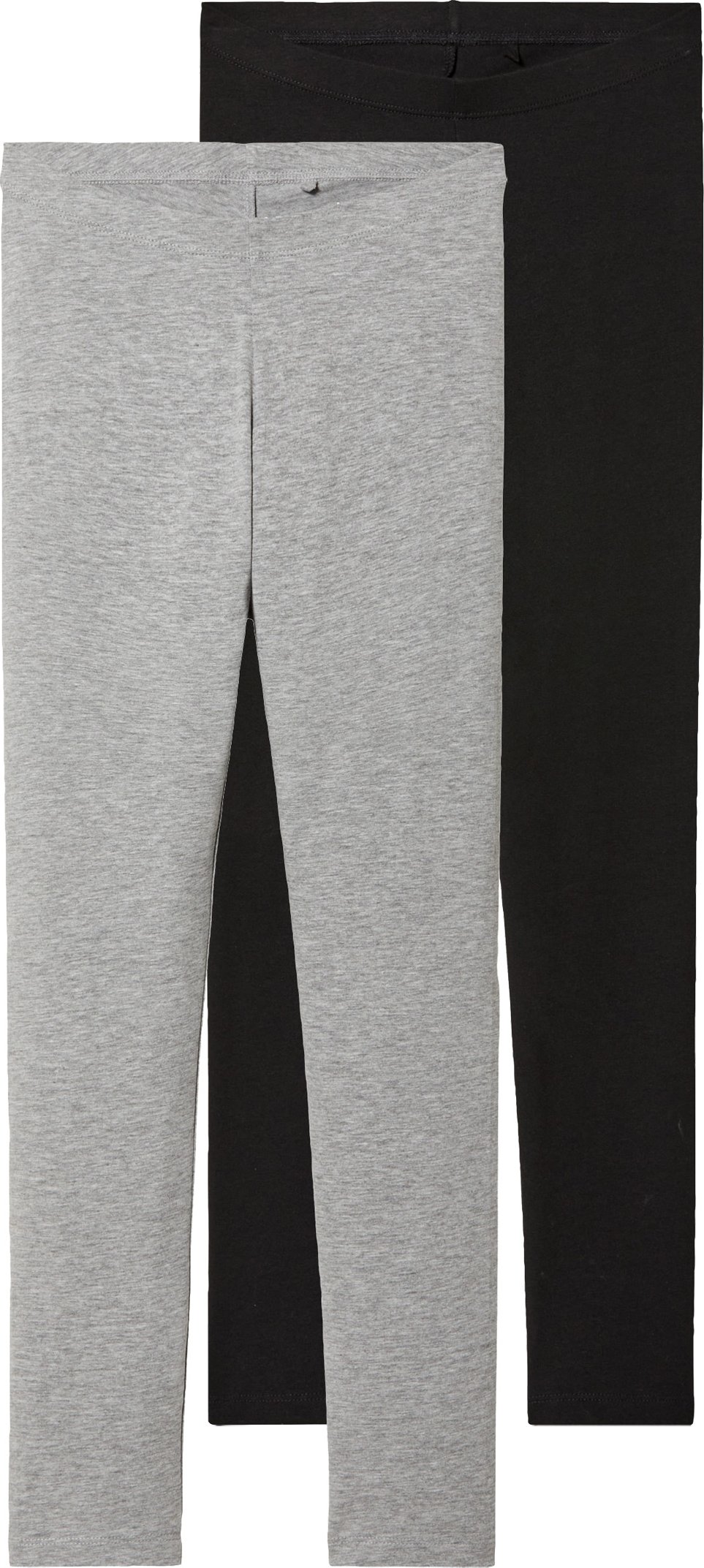pepperts!® Kinder Mädchen Leggings (158/164, schwarz/grau)""