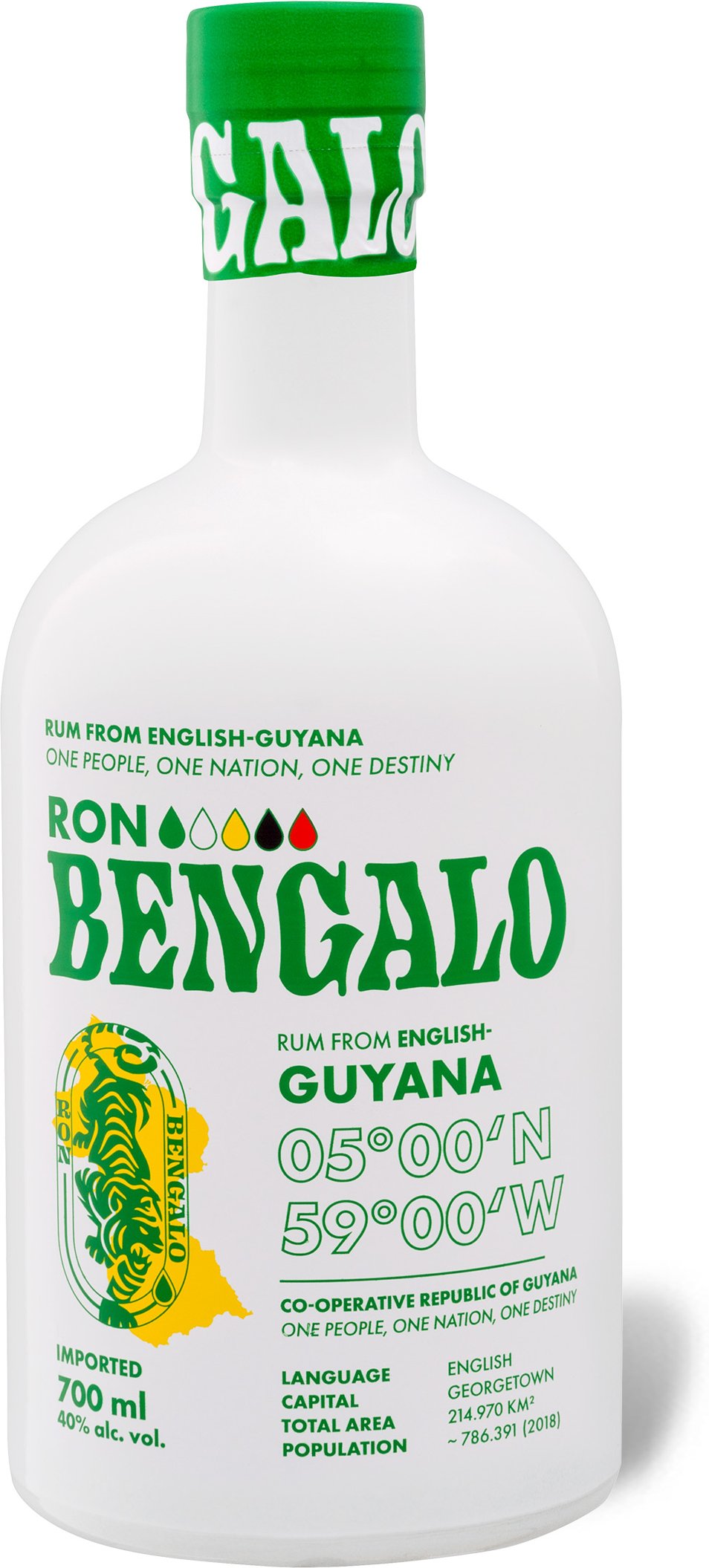 Ron Bengalo Guyana Rum 40% Vol