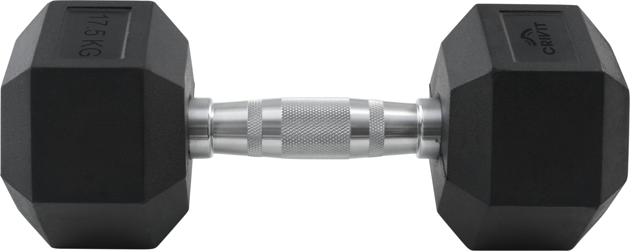 CRIVIT Hexagon-Kurzhantel, 17,5 kg