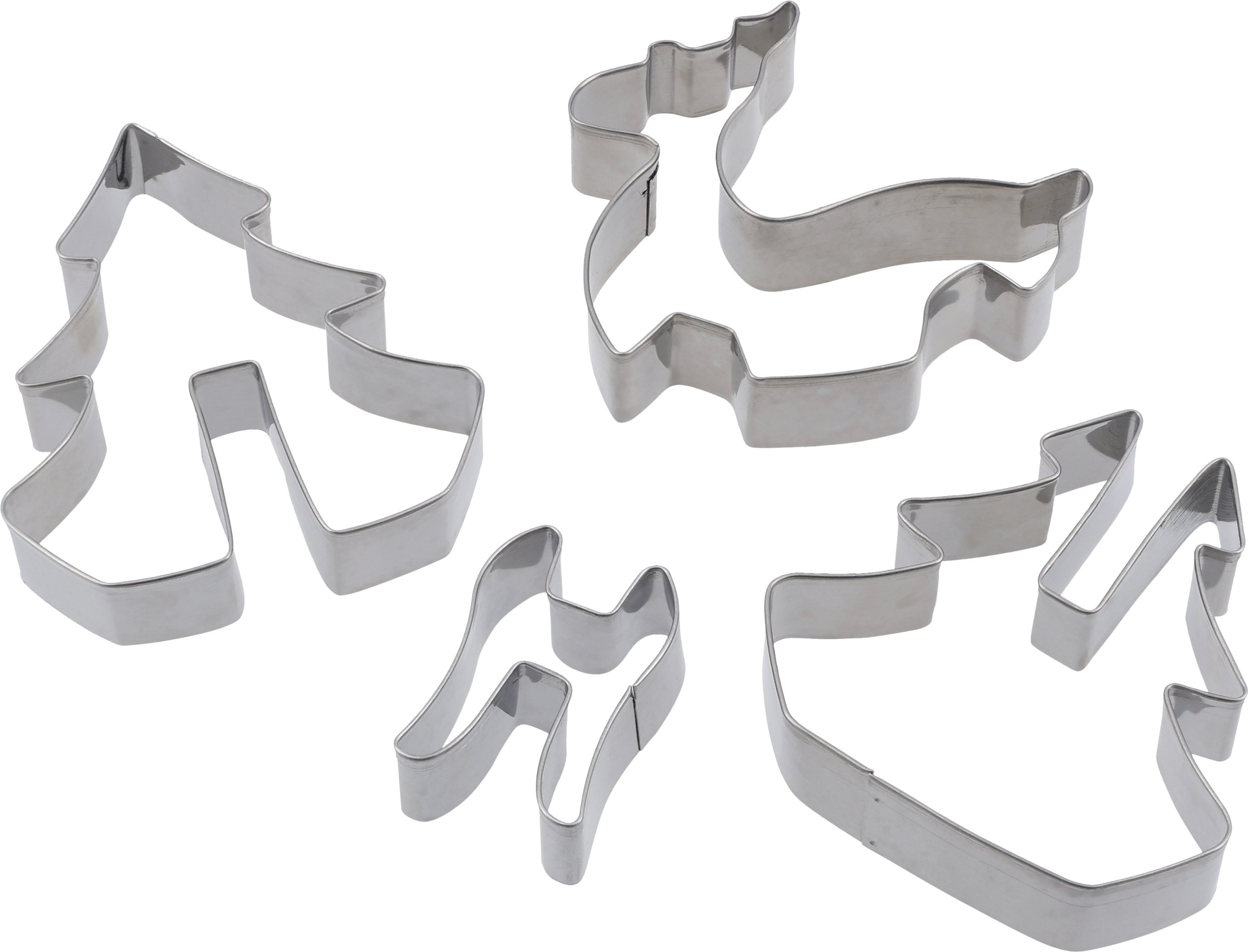 SILVERCREST® Plätzchenausstecher-Set / Keksstempel-Set / Figuren-Ausstecher-Set / Ausstechformen-Set (3D Ausstecher)