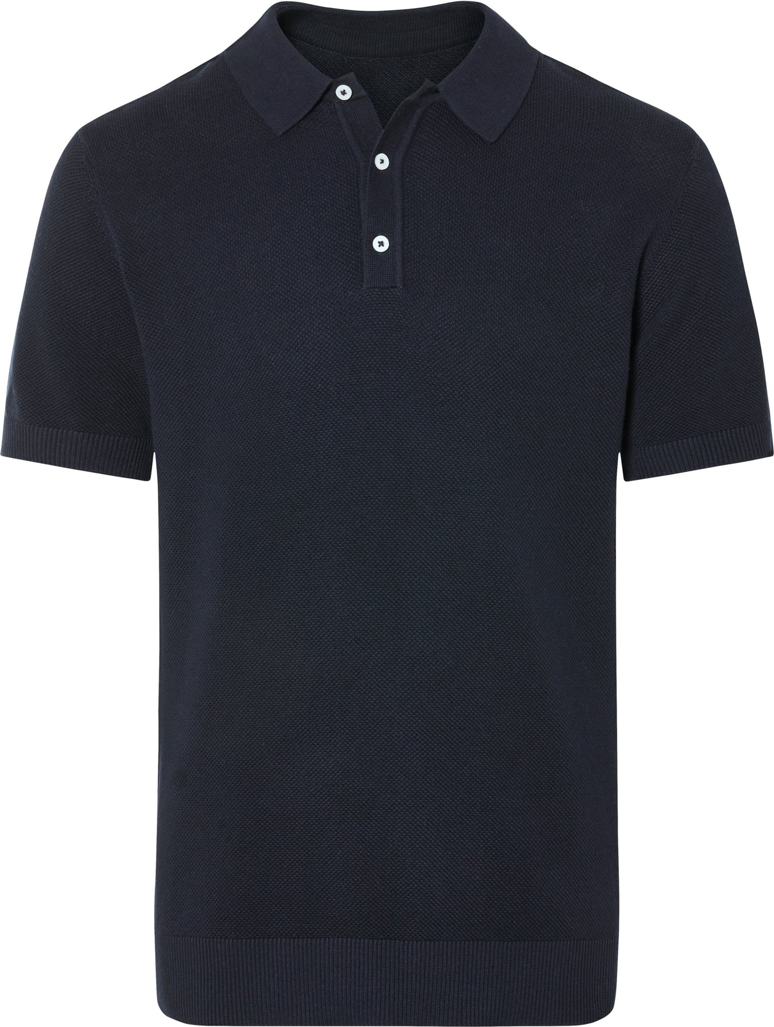Thumbnail - esmara Men Herren Poloshirt Feinstrick Struktur (navy, L (52/54))