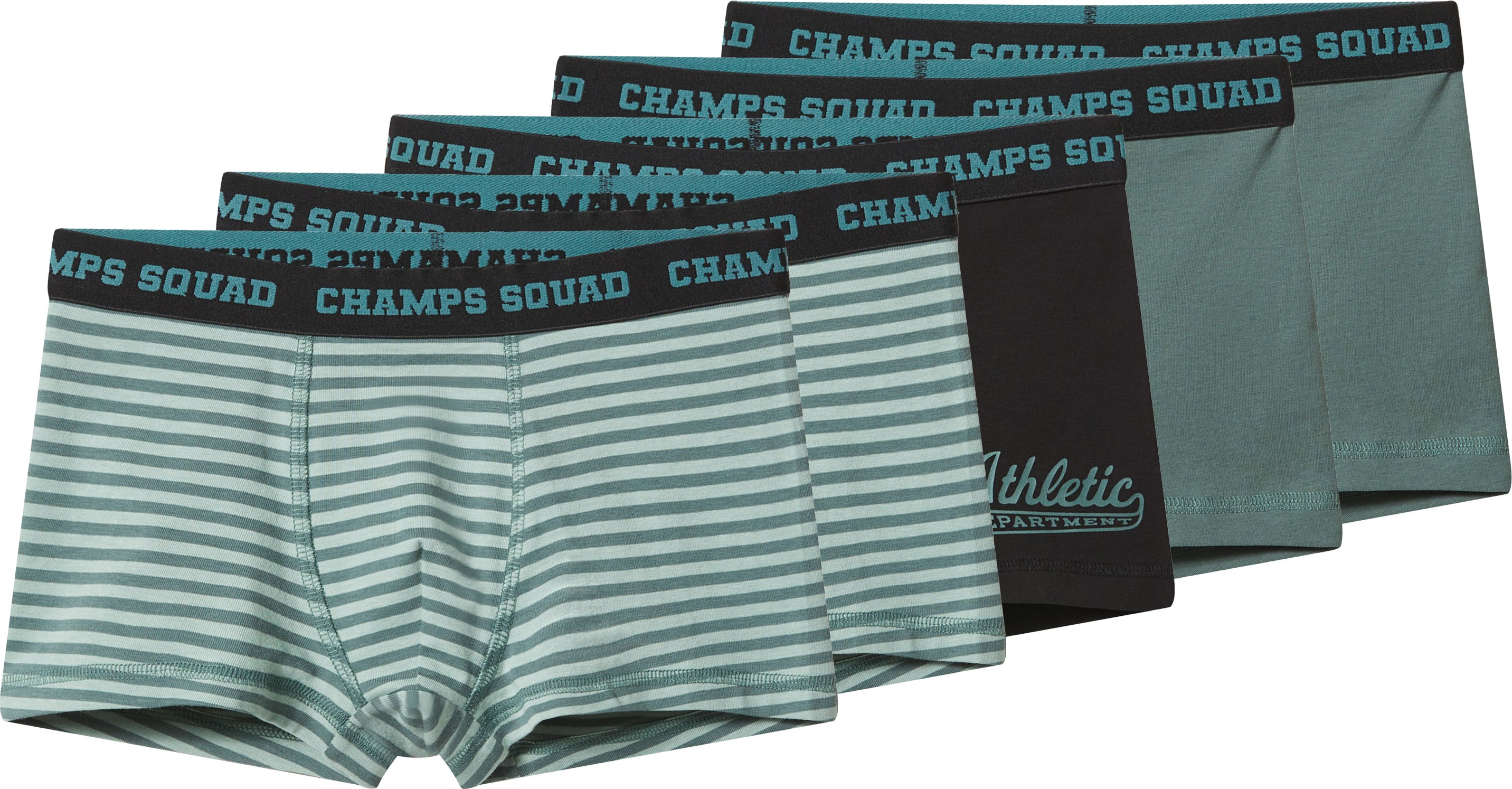 esmara® Kinder Jungen Boxer, 5 Stück (Grün, 158/164)