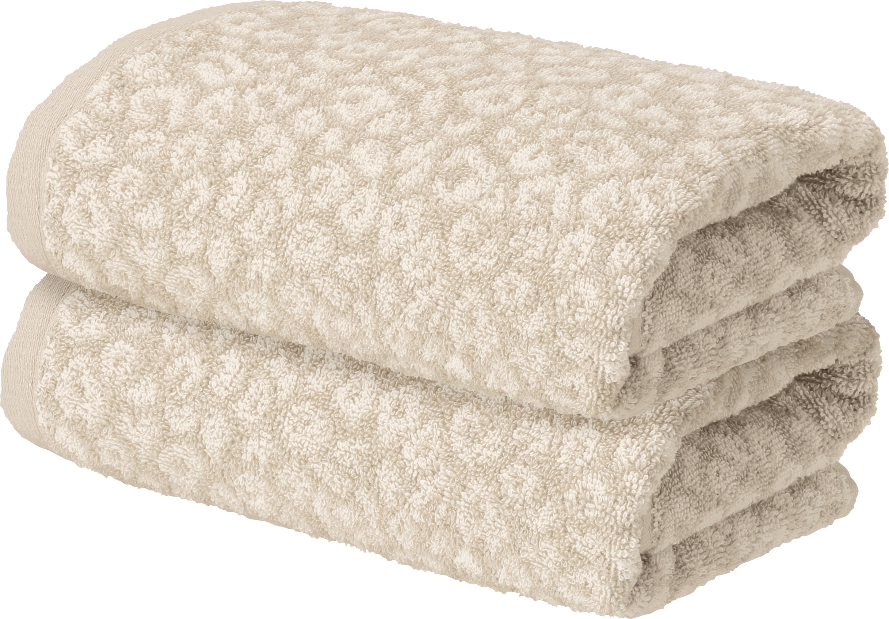 LIVARNO® Handtuch Fashion Leo 500gsm (Beige)