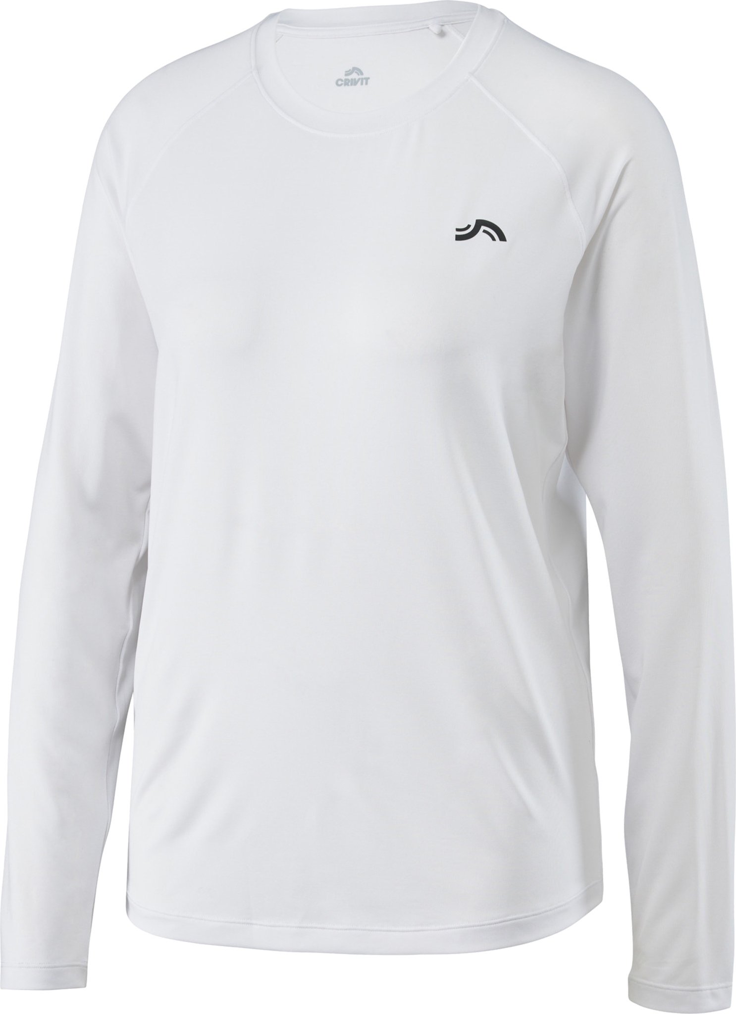 CRIVIT Damen Funktionsshirt langarm (Weiß, S(36/38))