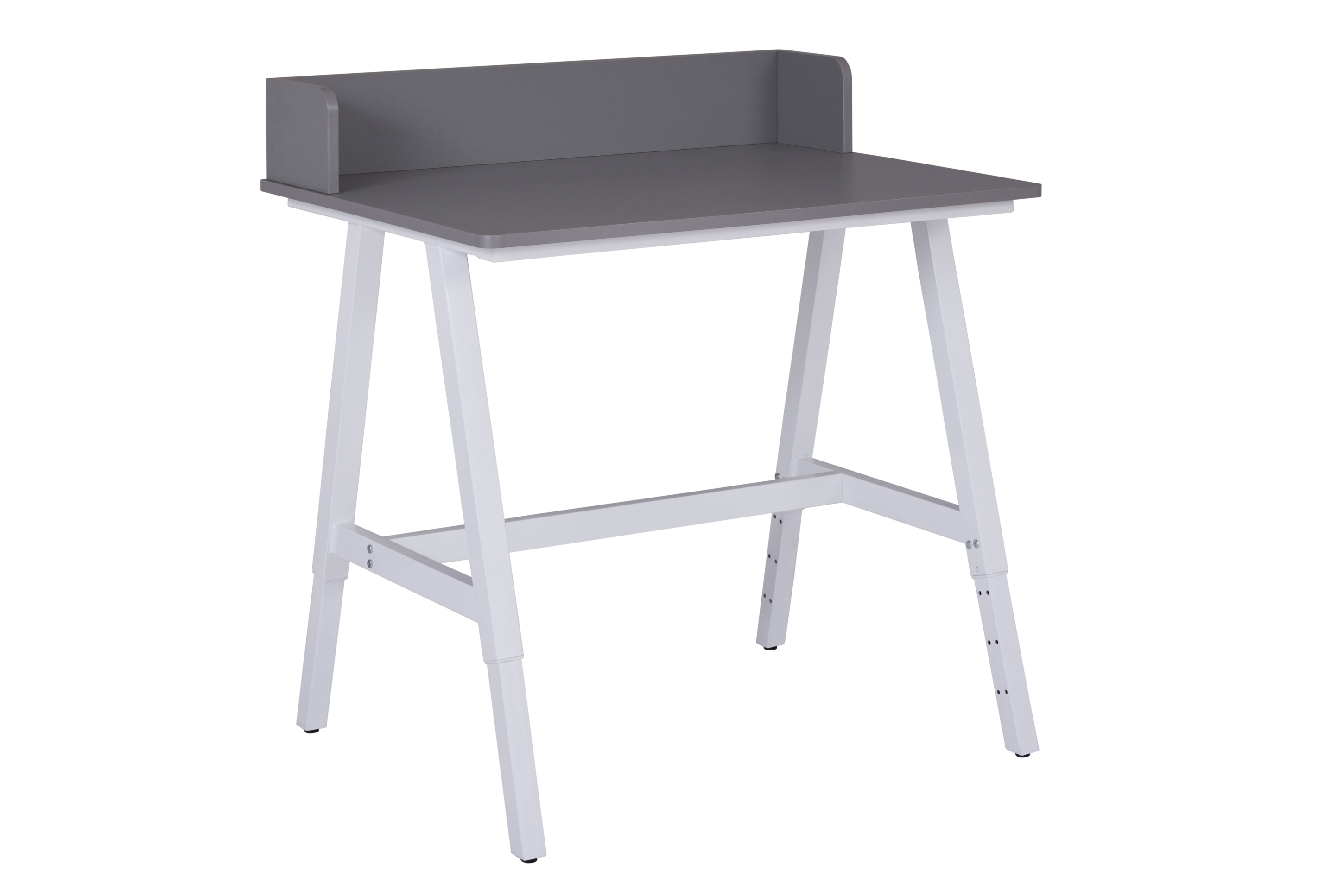 Inter Link Schreibtisch Emmelie höhenverstellbar (grau/weiss)