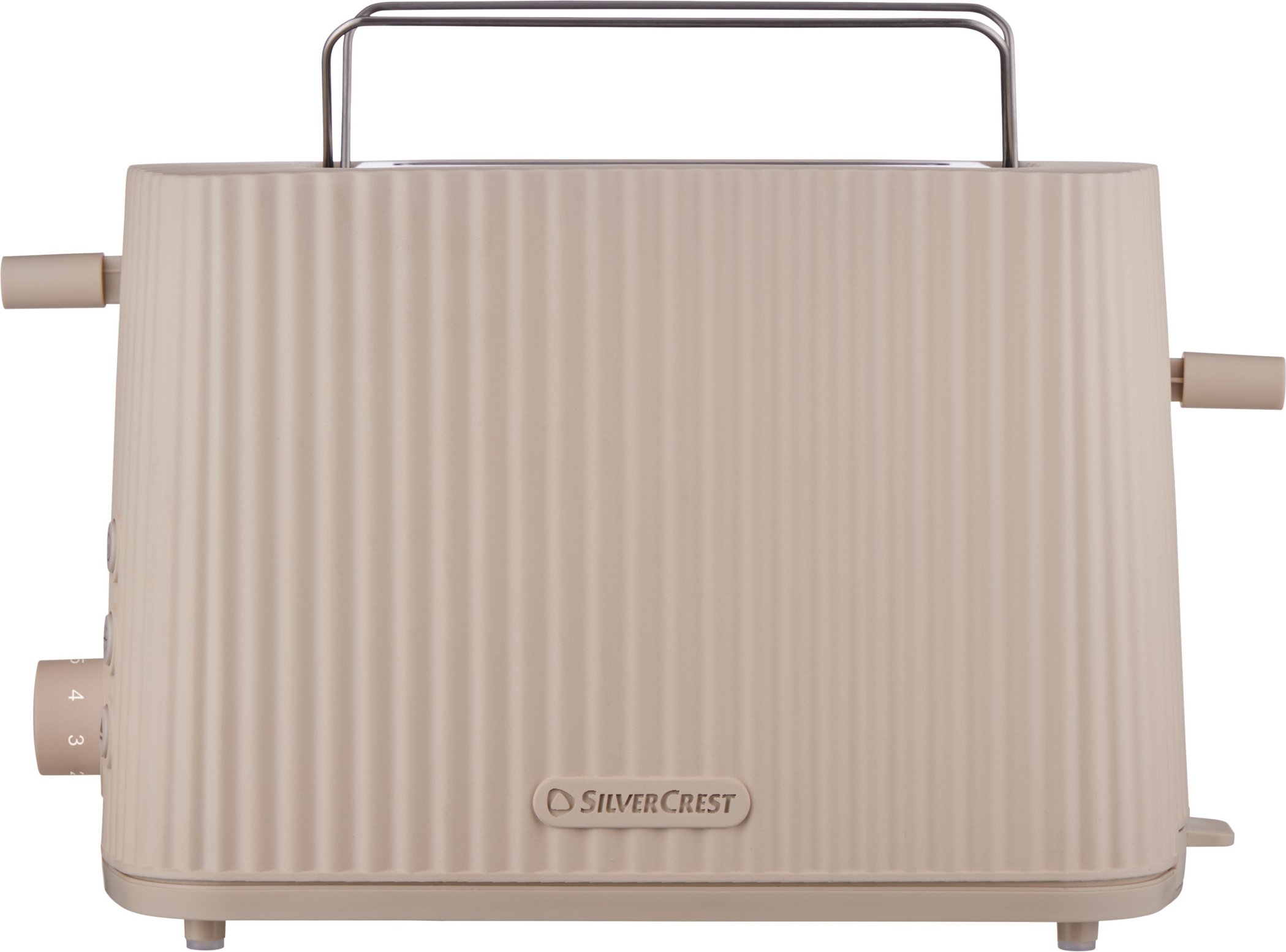 SILVERCREST® Toaster Kunststoff Doppelschlitz Struktur STKS 800 B1 / SOTKS 800 B1 (Beige)