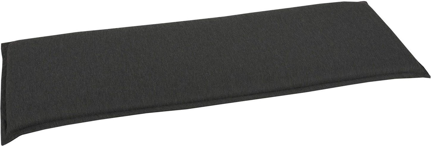 GO-DE Textil Gartenauflage Uni (Bankauflage 3-Sitzer, Anthrazit)