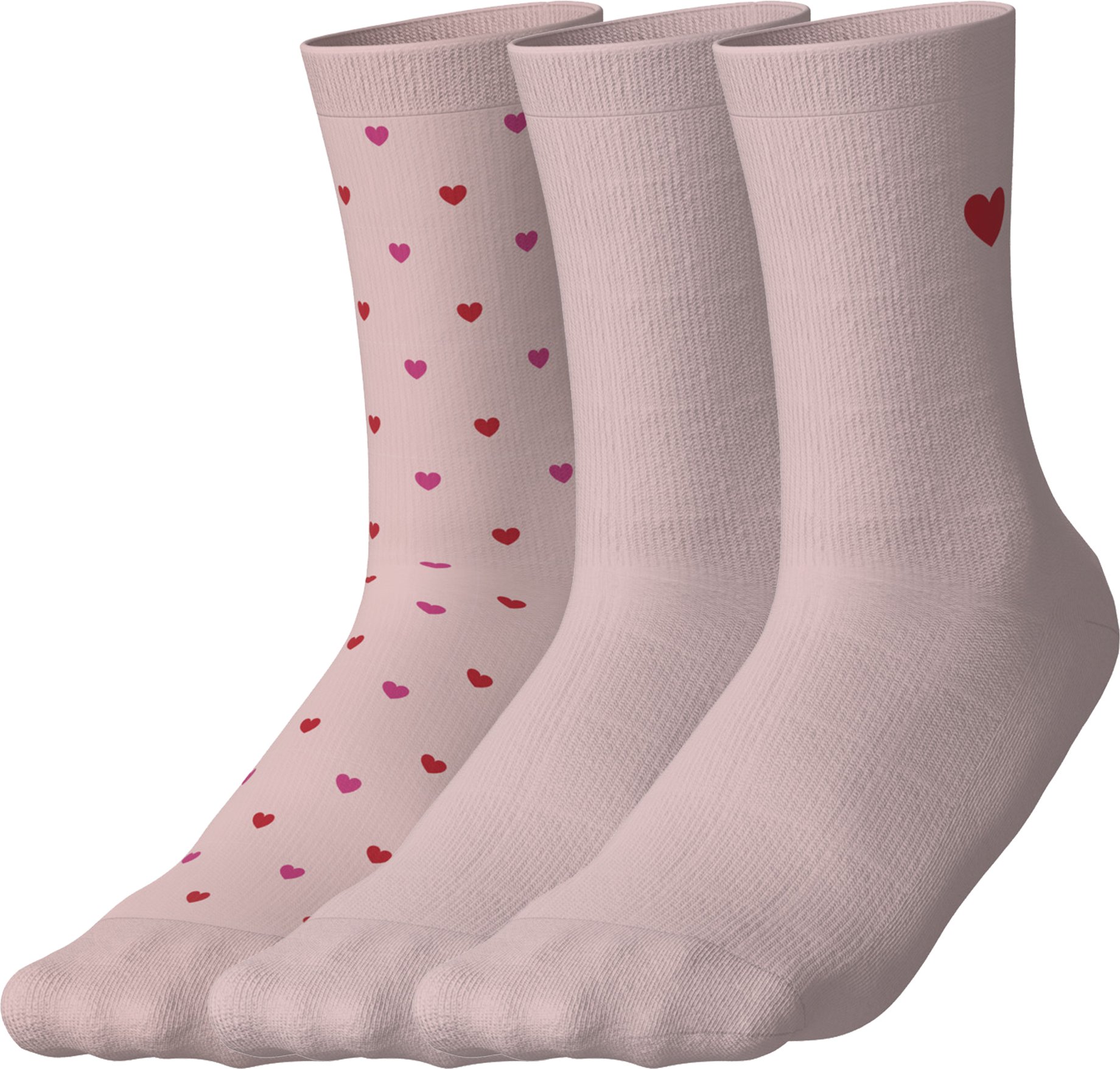esmara® Damen Socken, 3 Paar (Rosa, 35-38)