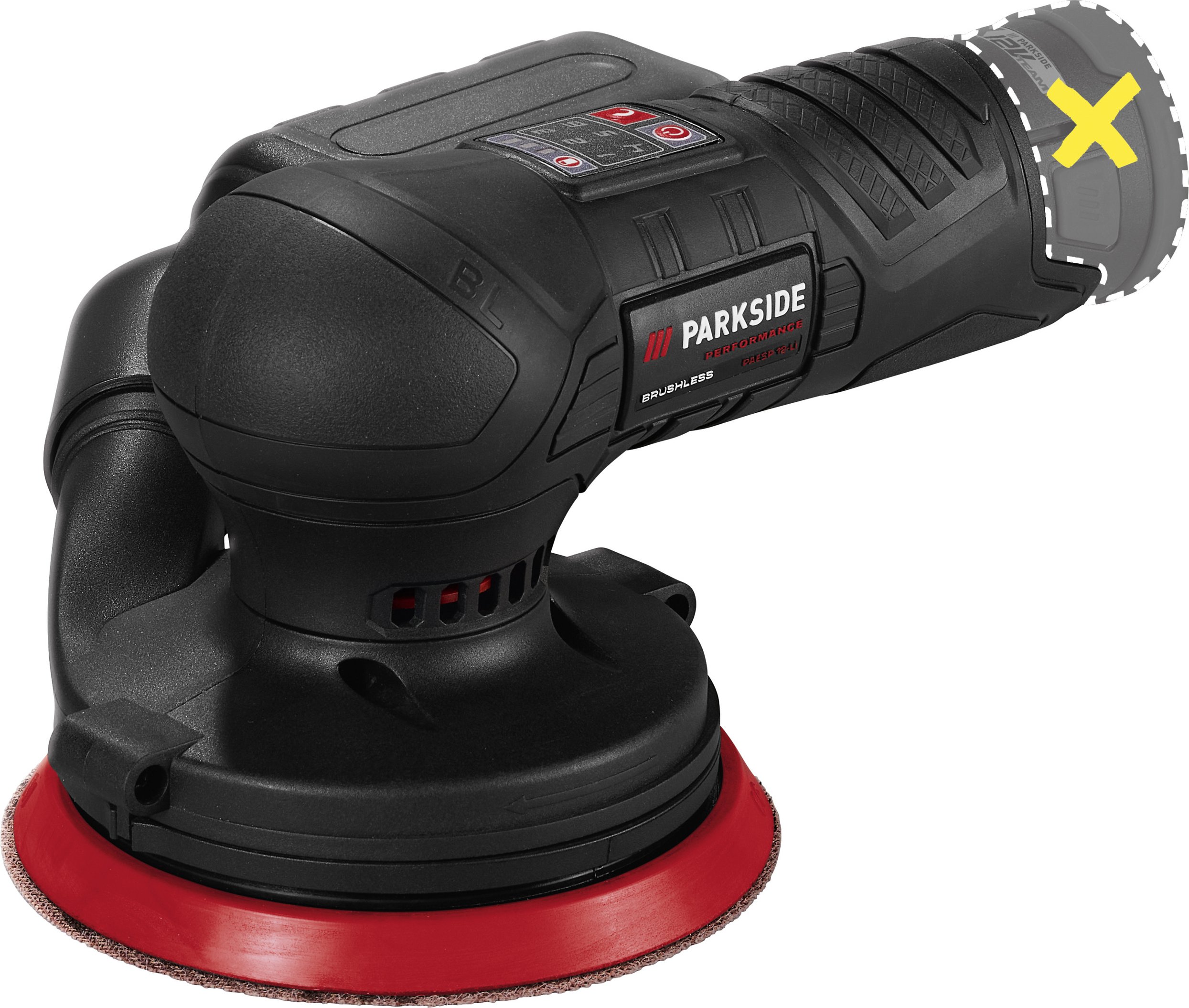 Thumbnail - PARKSIDE PERFORMANCE® 12 V Akku-Exzenterschleifer »PAESP 12-Li A1« / Akku-Schwingschleifer »PASSP 12-Li A1«, ohne Akku u...
